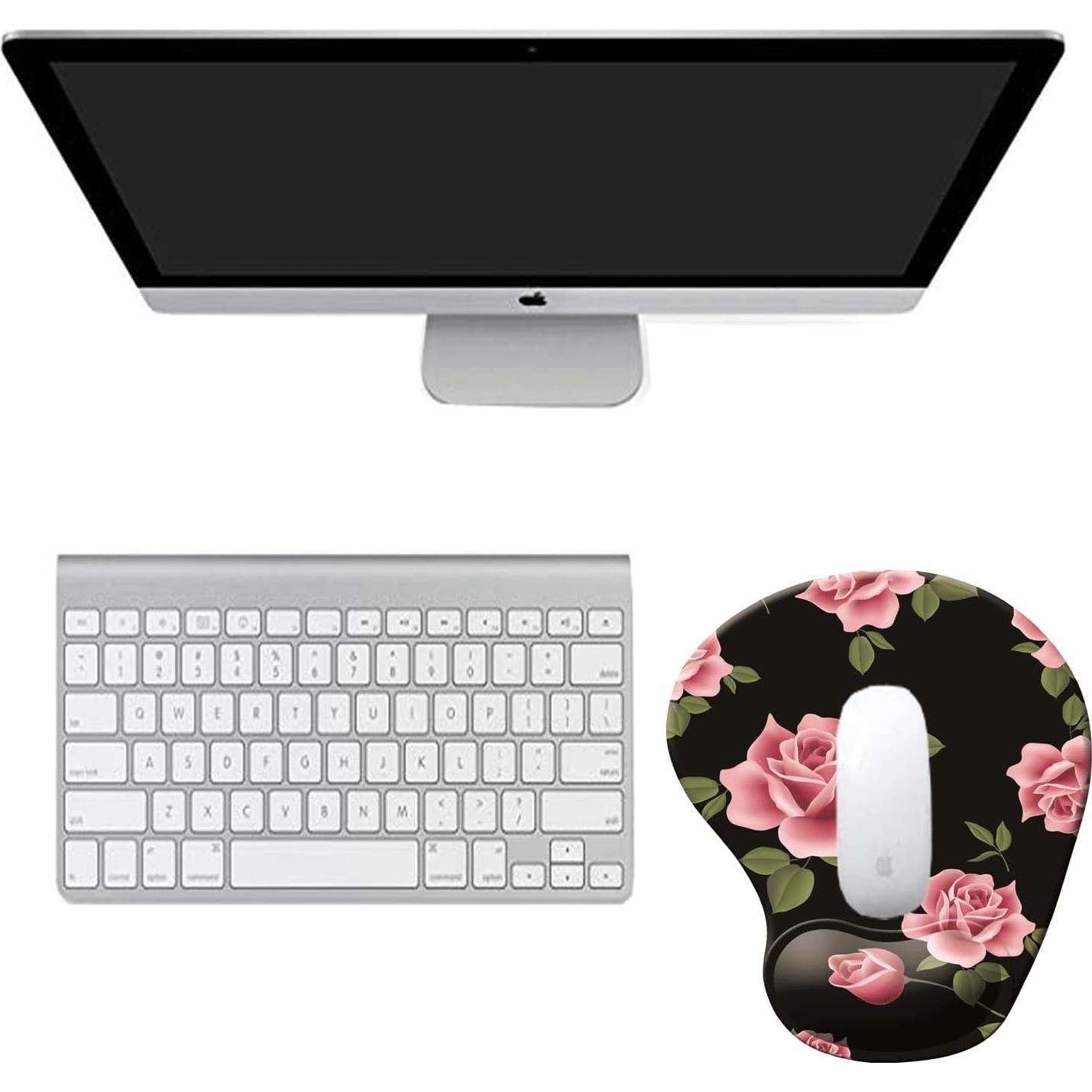 Alfombrilla de Ratón Ergonómica HYUTOTA con Soporte para Muñeca