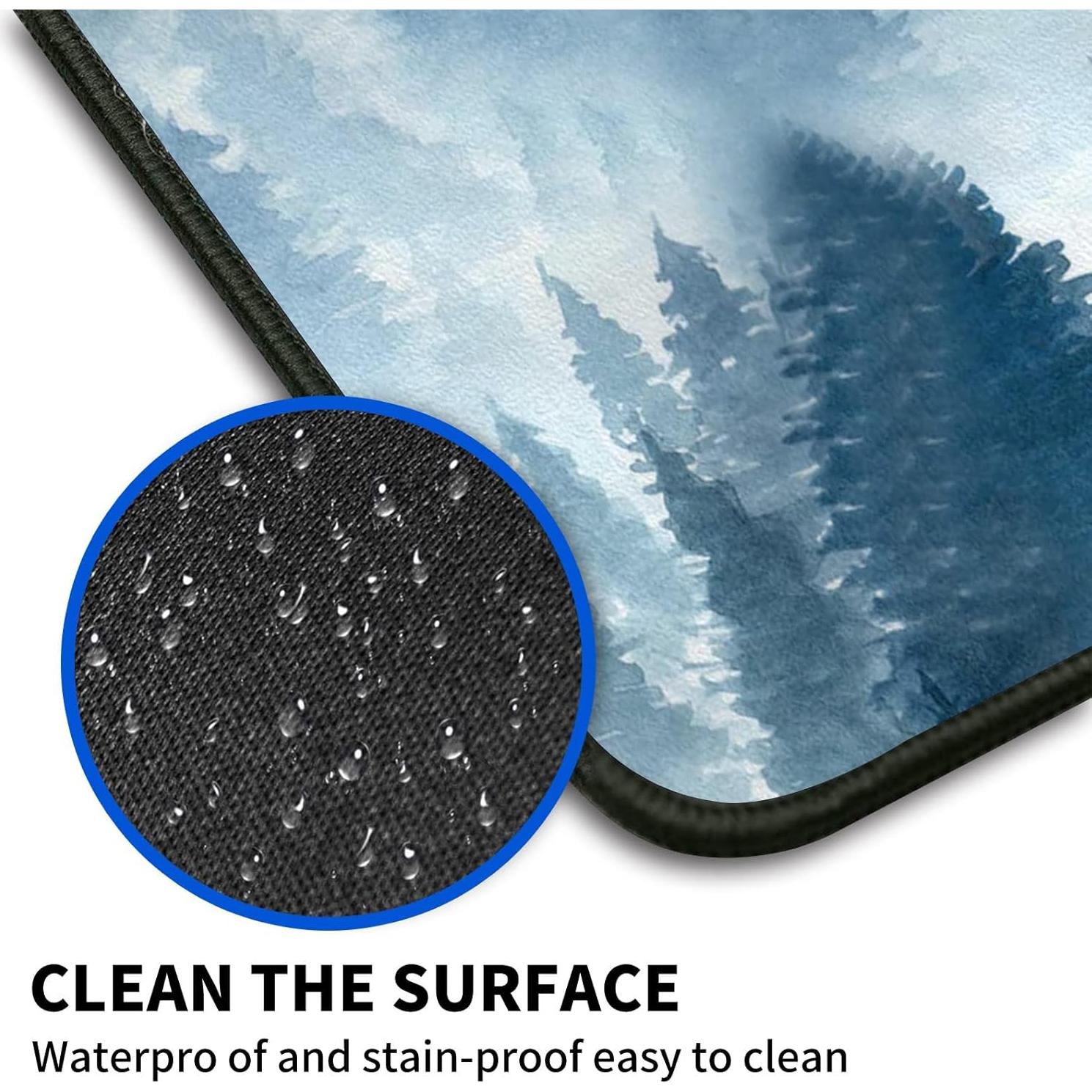 Alfombrilla de Ratón Grande Ergonómica Mxfdegf + Reposamuñecas