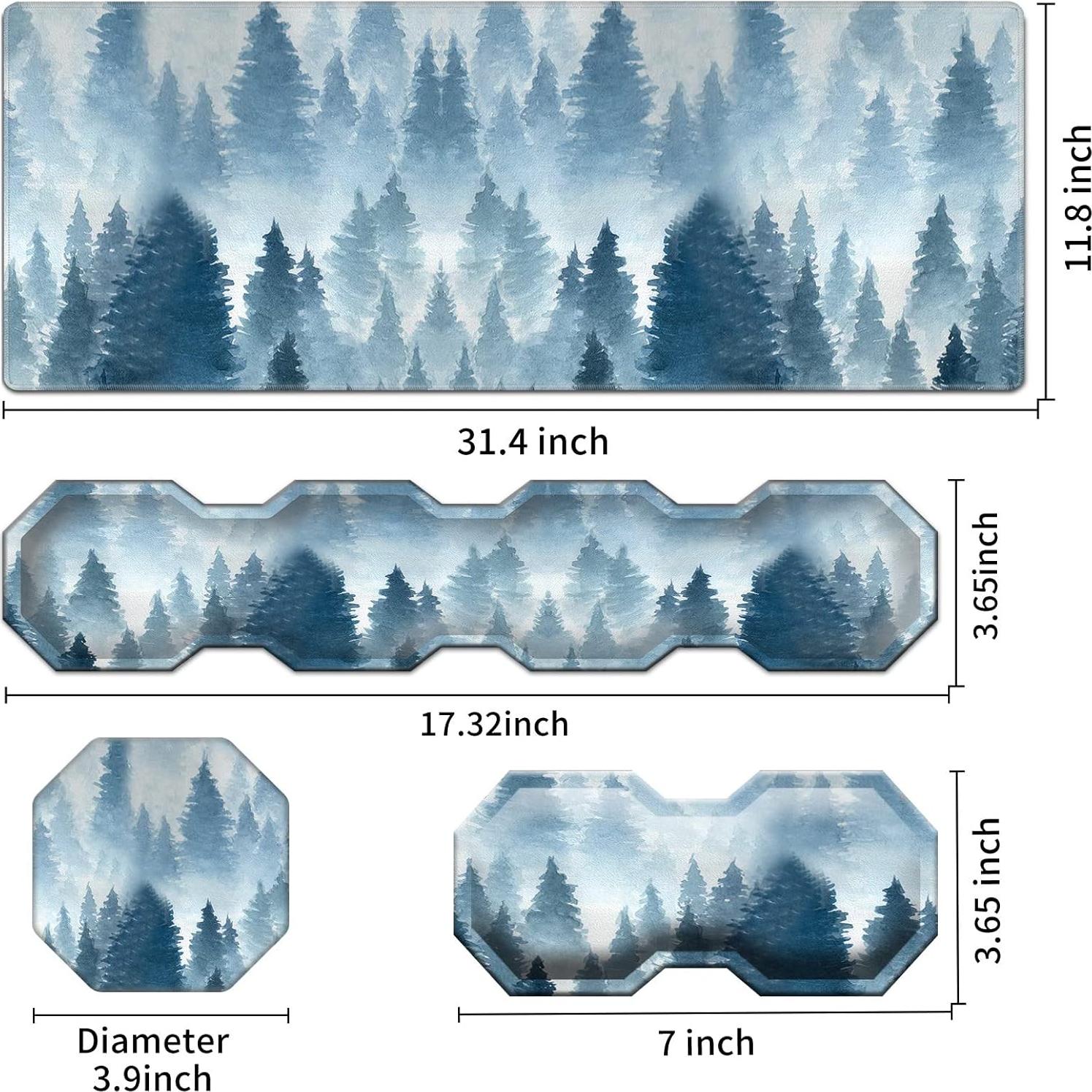 Alfombrilla de Ratón Grande Ergonómica Mxfdegf + Reposamuñecas
