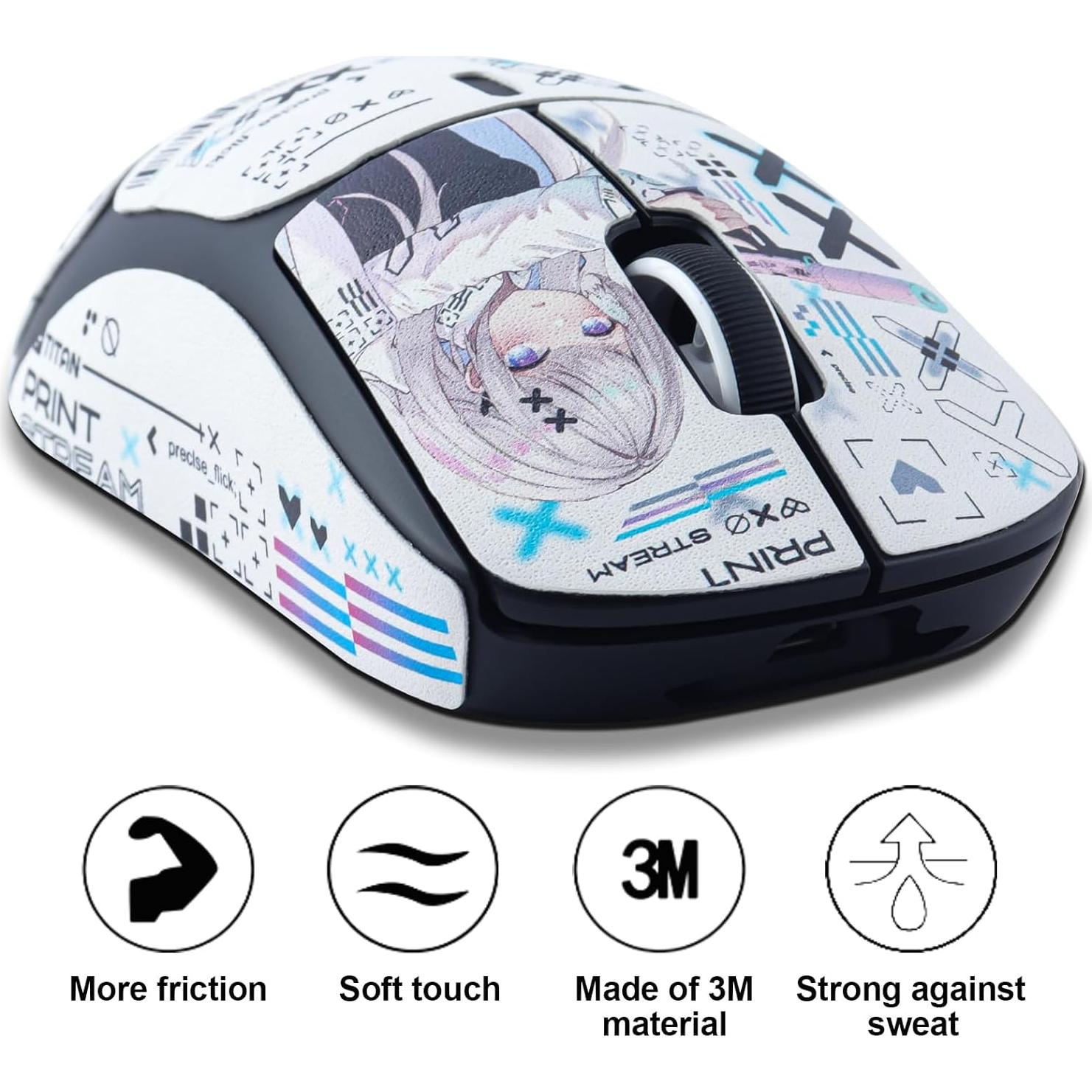 Cinta Antideslizante JOMKIZ para Ratón Logitech G Pro X