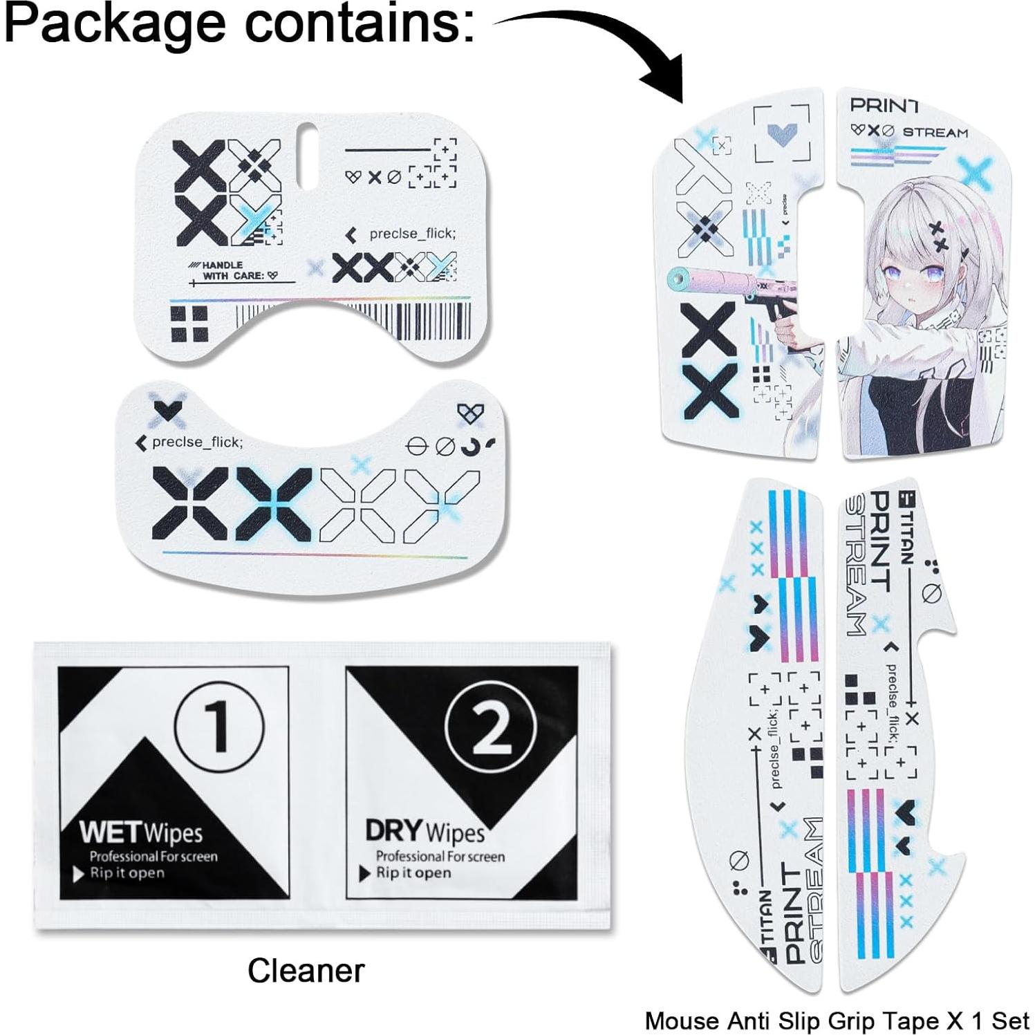 Cinta Antideslizante JOMKIZ para Ratón Logitech G Pro X