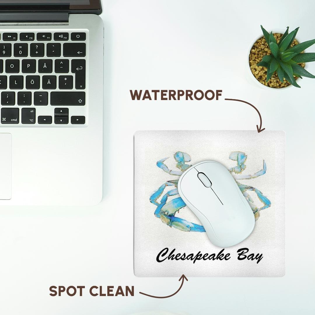 Alfombrilla para Mouse 3dRose Cangrejo Azul 20.32cm