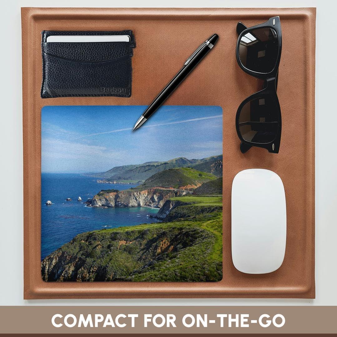 Alfombrilla de Ratón 3dRose Big Sur 20x20 cm Goma Reciclada