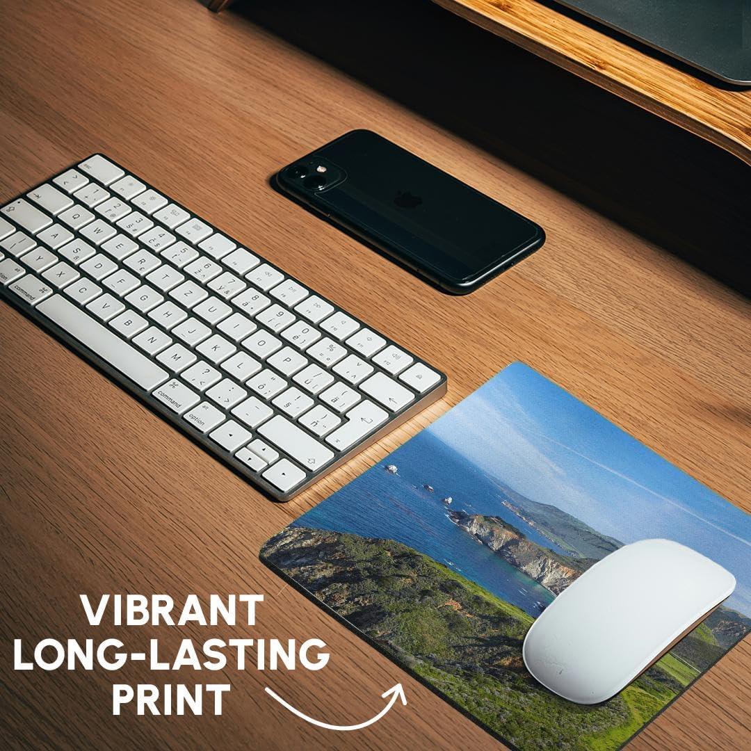 Alfombrilla de Ratón 3dRose Big Sur 20x20 cm Goma Reciclada