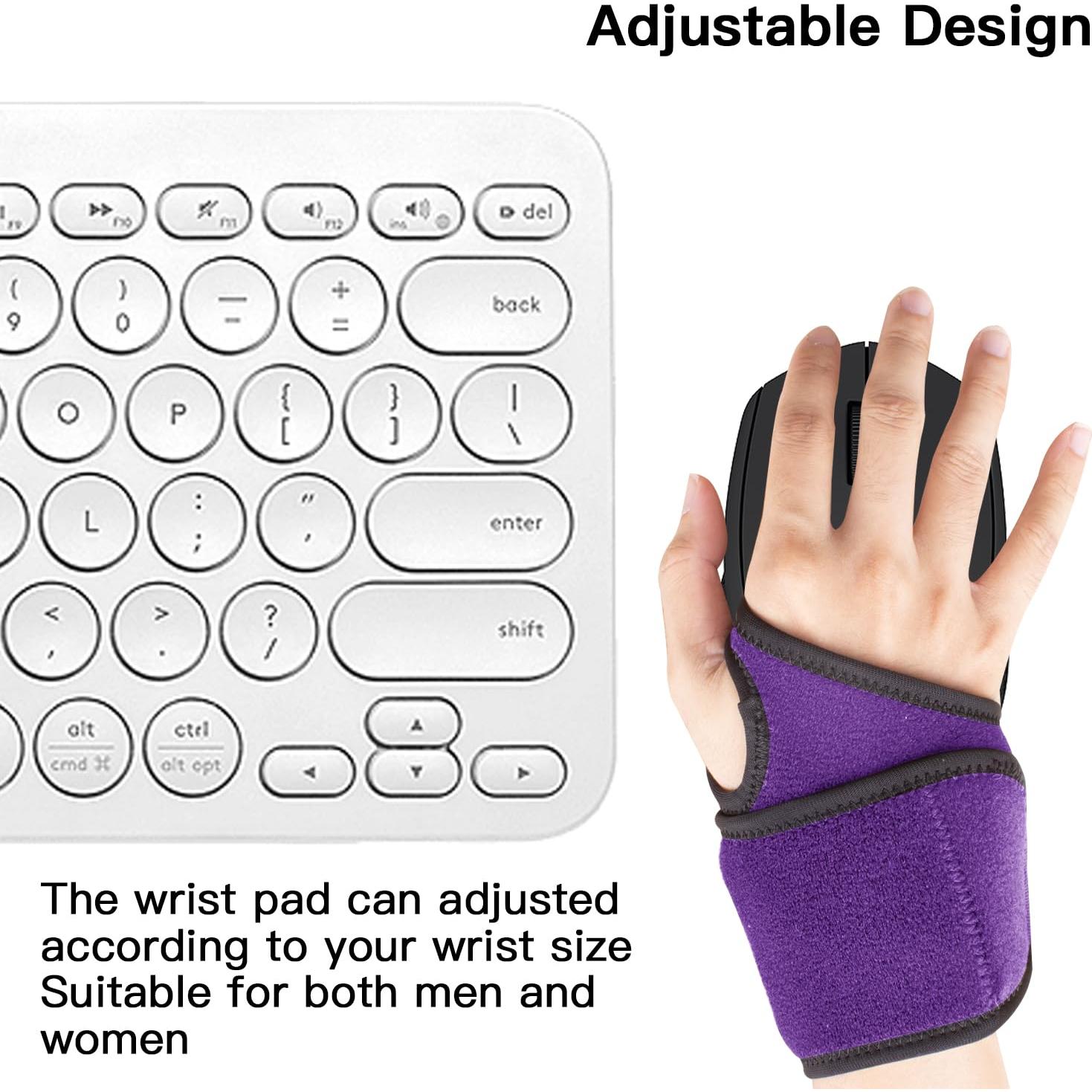 Almohadillas de Gel para Muñeca YUJHON 2 Pcs Ajustables