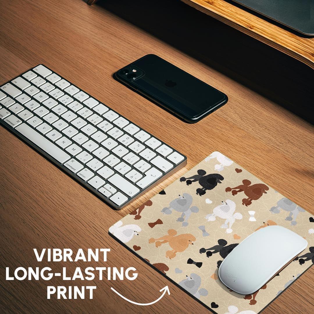 Alfombrilla de Ratón 3dRose Caniches Beige 20x20 cm