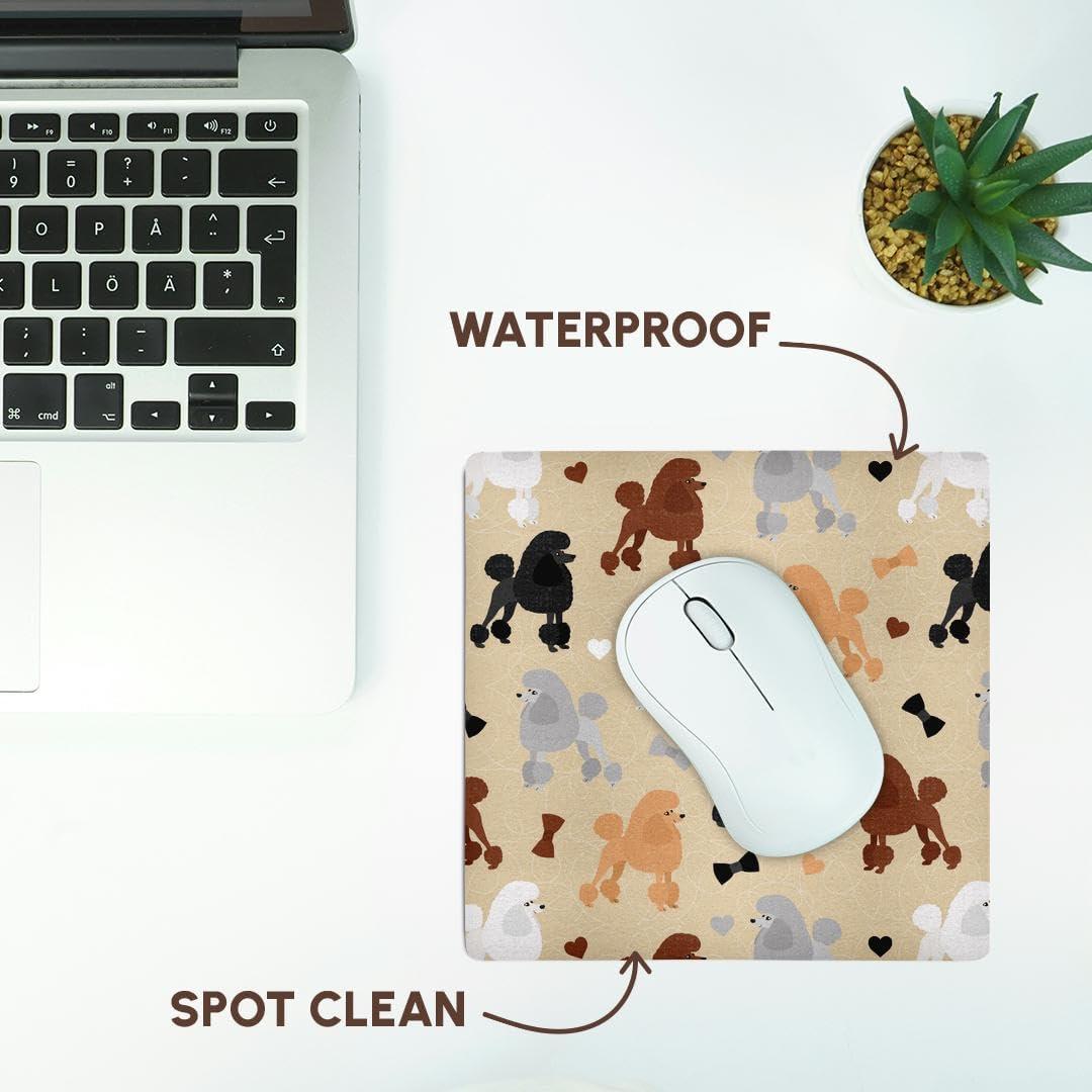 Alfombrilla de Ratón 3dRose Caniches Beige 20x20 cm