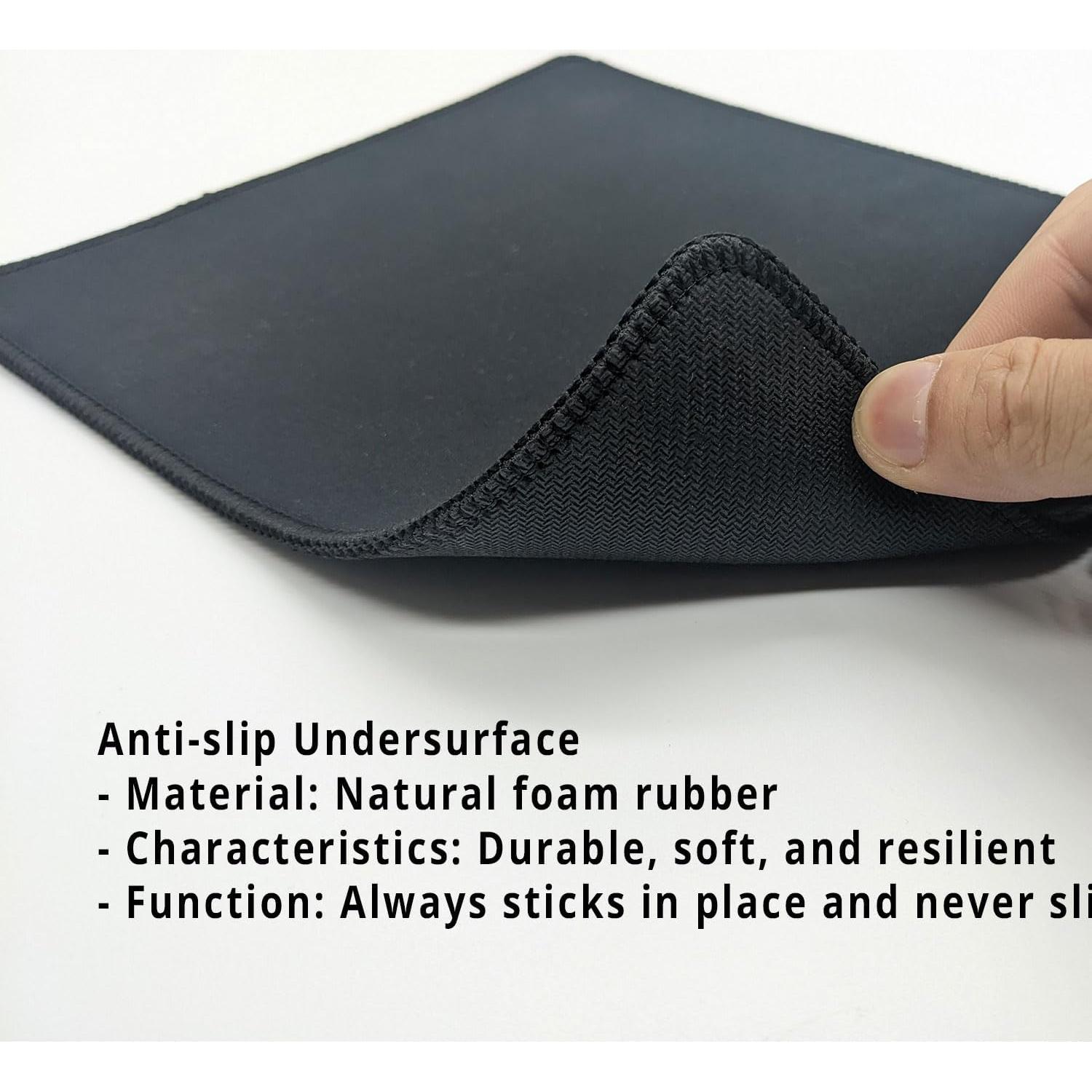 Alfombrilla de Ratón Pawpy Mate MP-1 254x203mm Negra