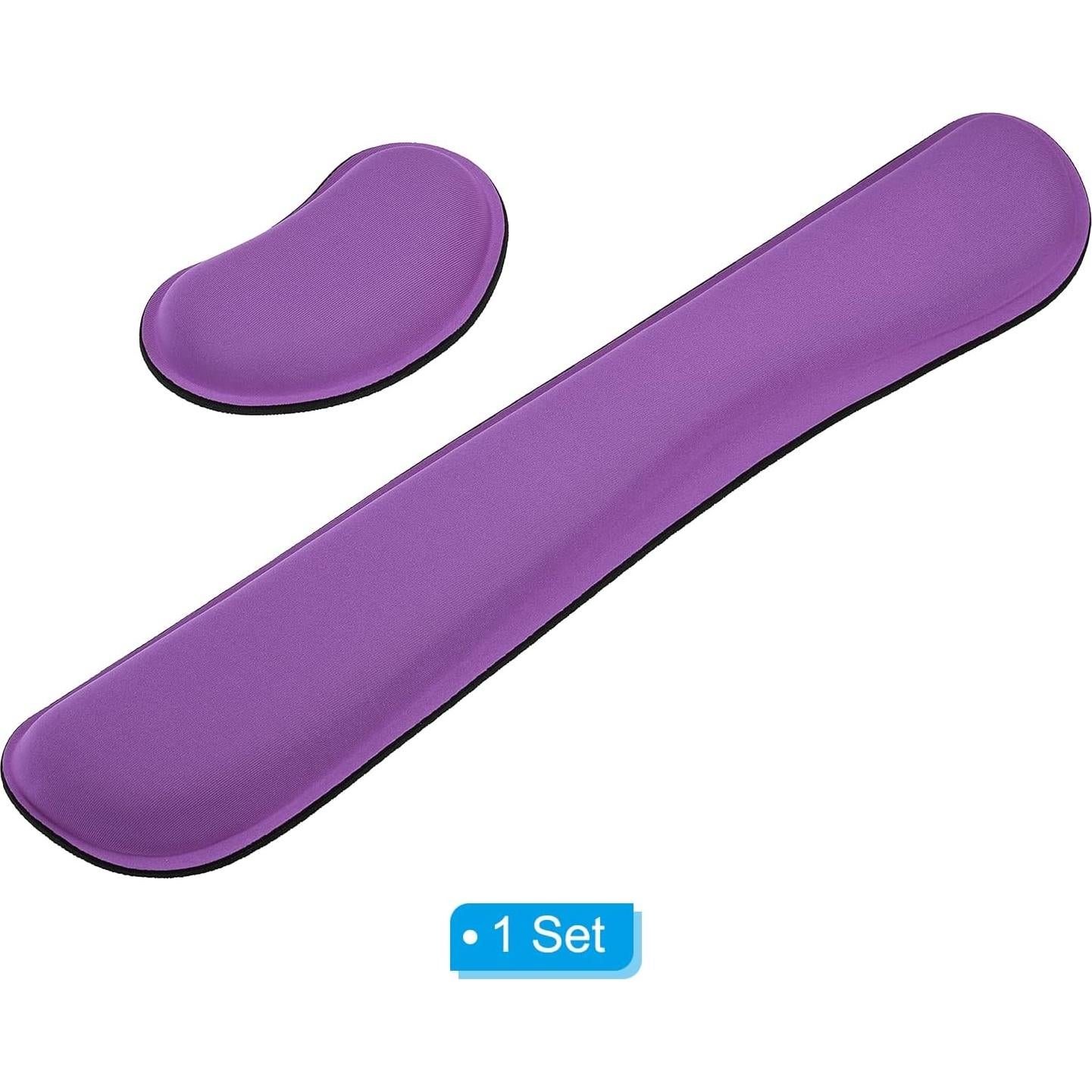 Almohadilla Ergonómica para Muñeca PATIKIL - Espuma de Memoria - Púrpura