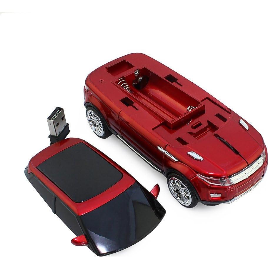 Ratón Inalámbrico Deportivo ECOiNVA EC1405B 1600 DPI Rojo