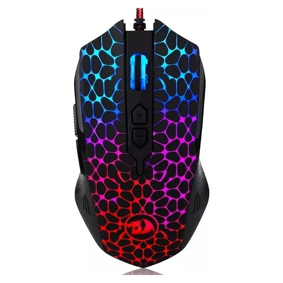 Mouse Gaming Redragon M716 Inquisitor RGB 10000 DPI Oro