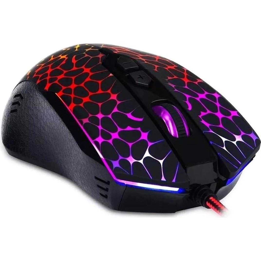 Mouse Gaming Redragon M716 Inquisitor RGB 10000 DPI Oro