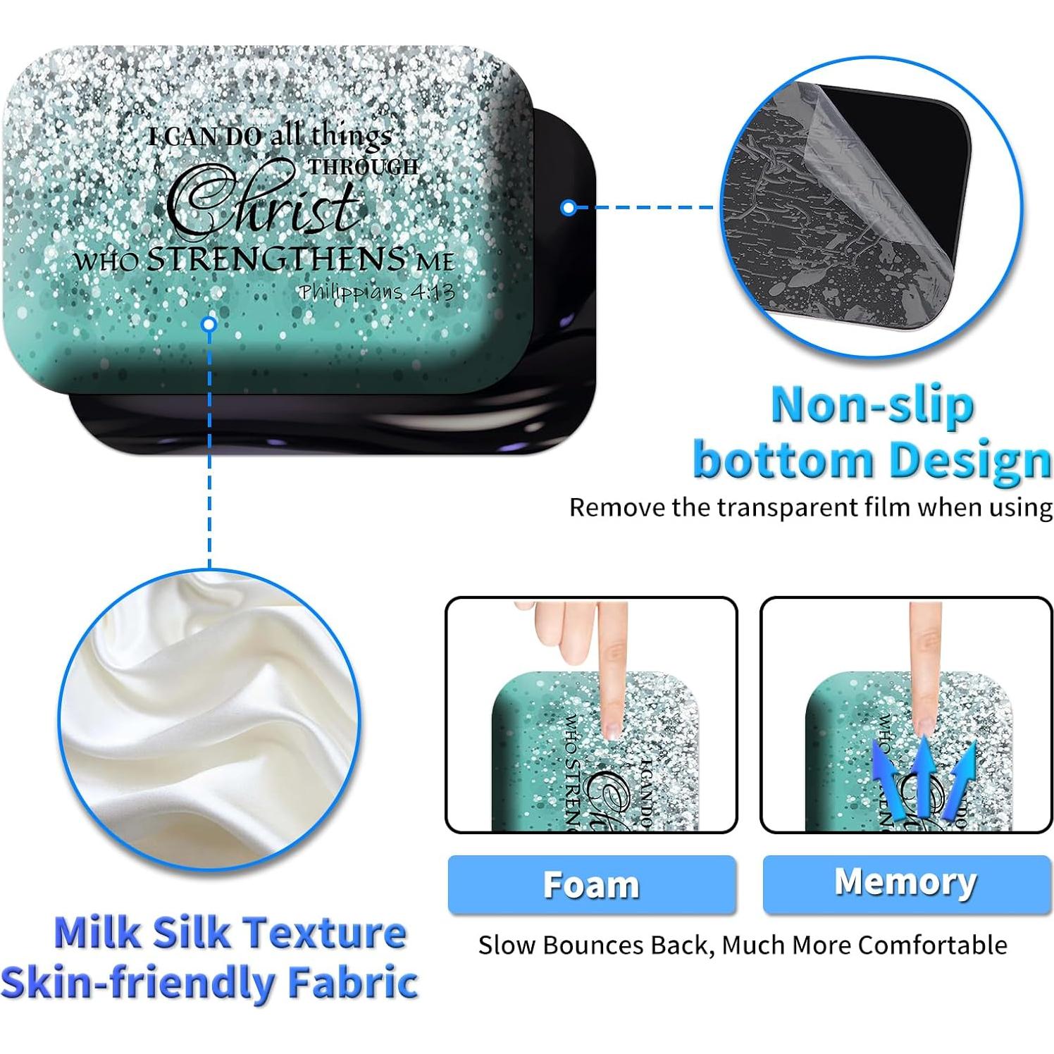 Alfombrilla de Ratón Ergonómica BPQOJB con Reposamuñecas Azul