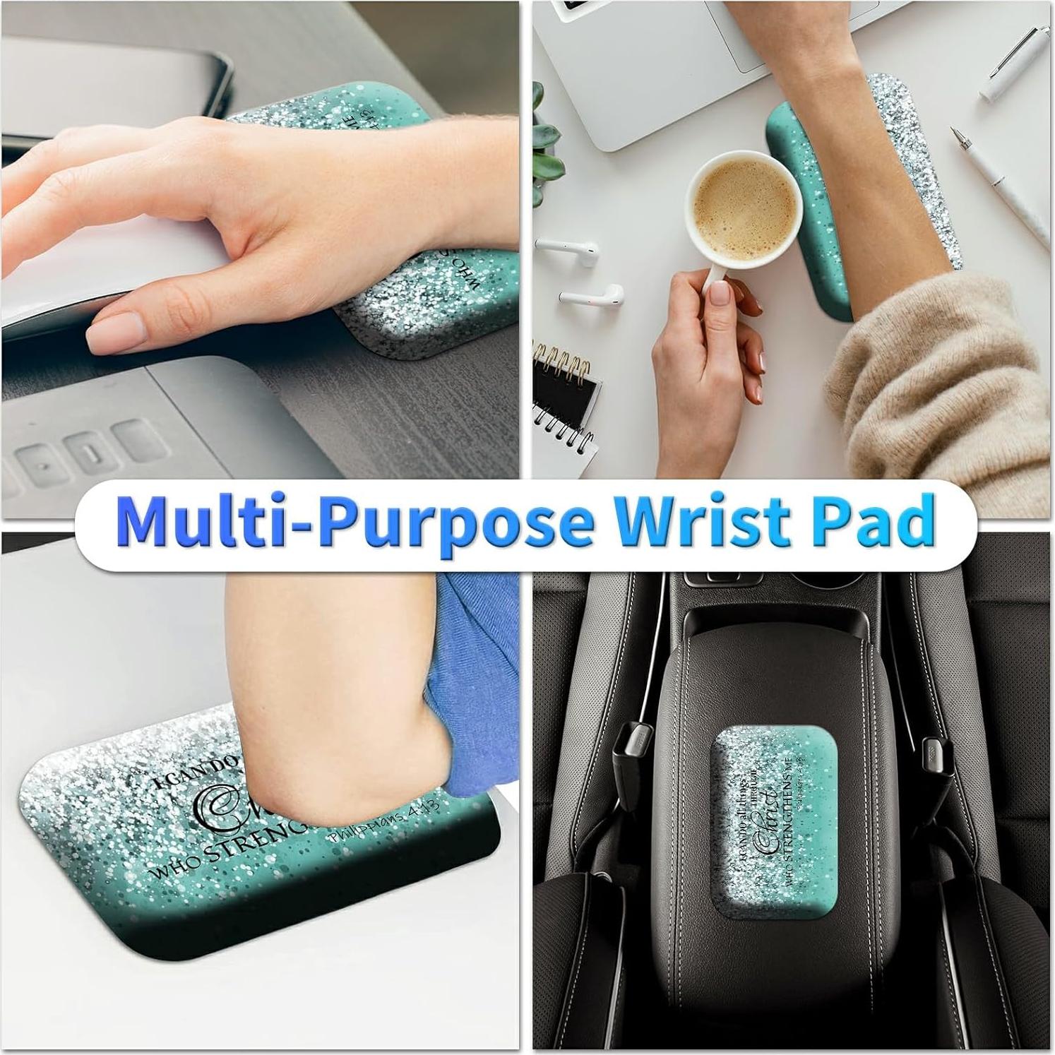 Alfombrilla de Ratón Ergonómica BPQOJB con Reposamuñecas Azul