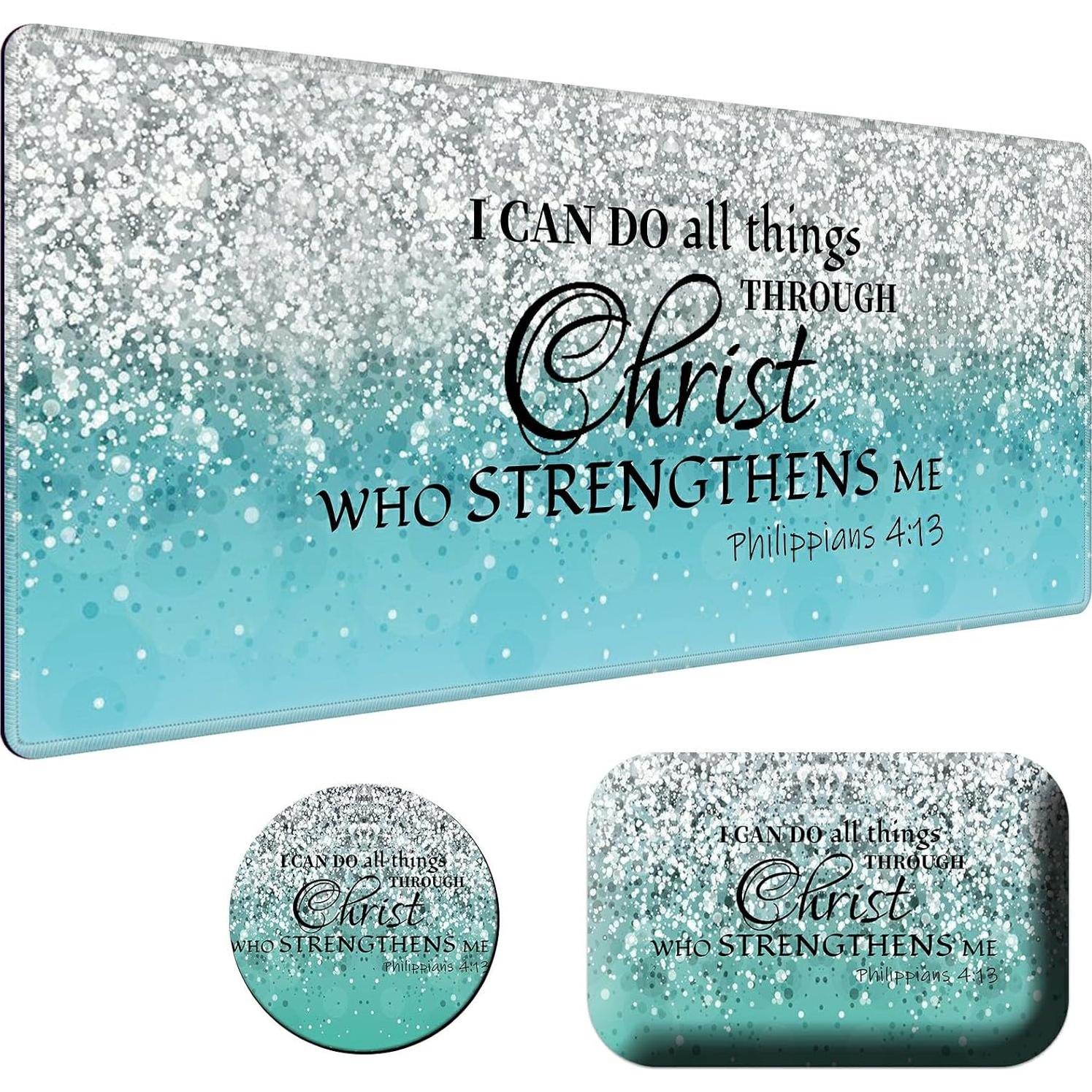 Alfombrilla de Ratón Ergonómica BPQOJB con Reposamuñecas Azul