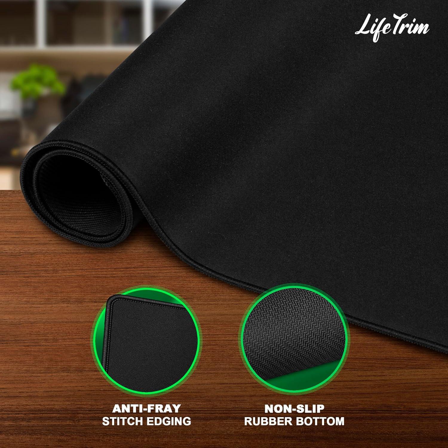 Alfombrilla de Ratón XXL LifeTrim 55x23cm 5mm Negra