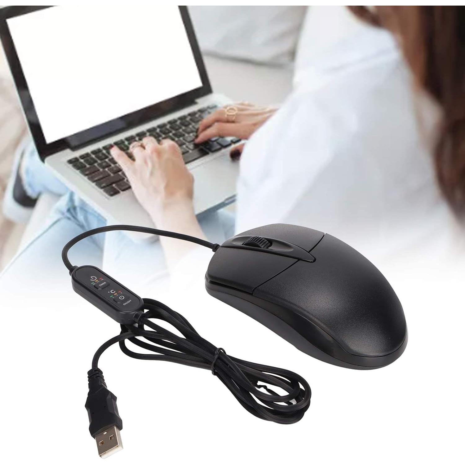 Ratón Calentado USB Cuifati 1600DPI Ergonómico Ajustable