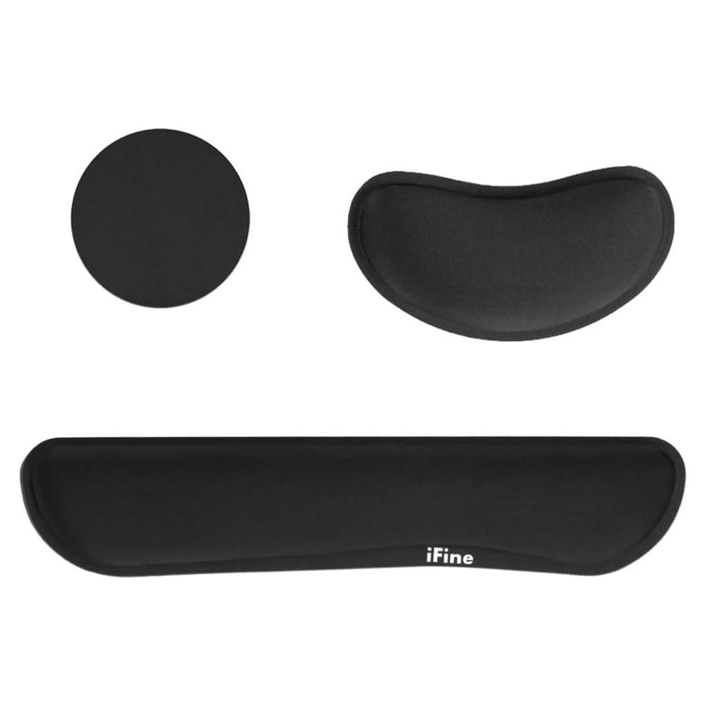 Conjunto Almohadillas Ergonómicas iFine para Teclado y Ratón