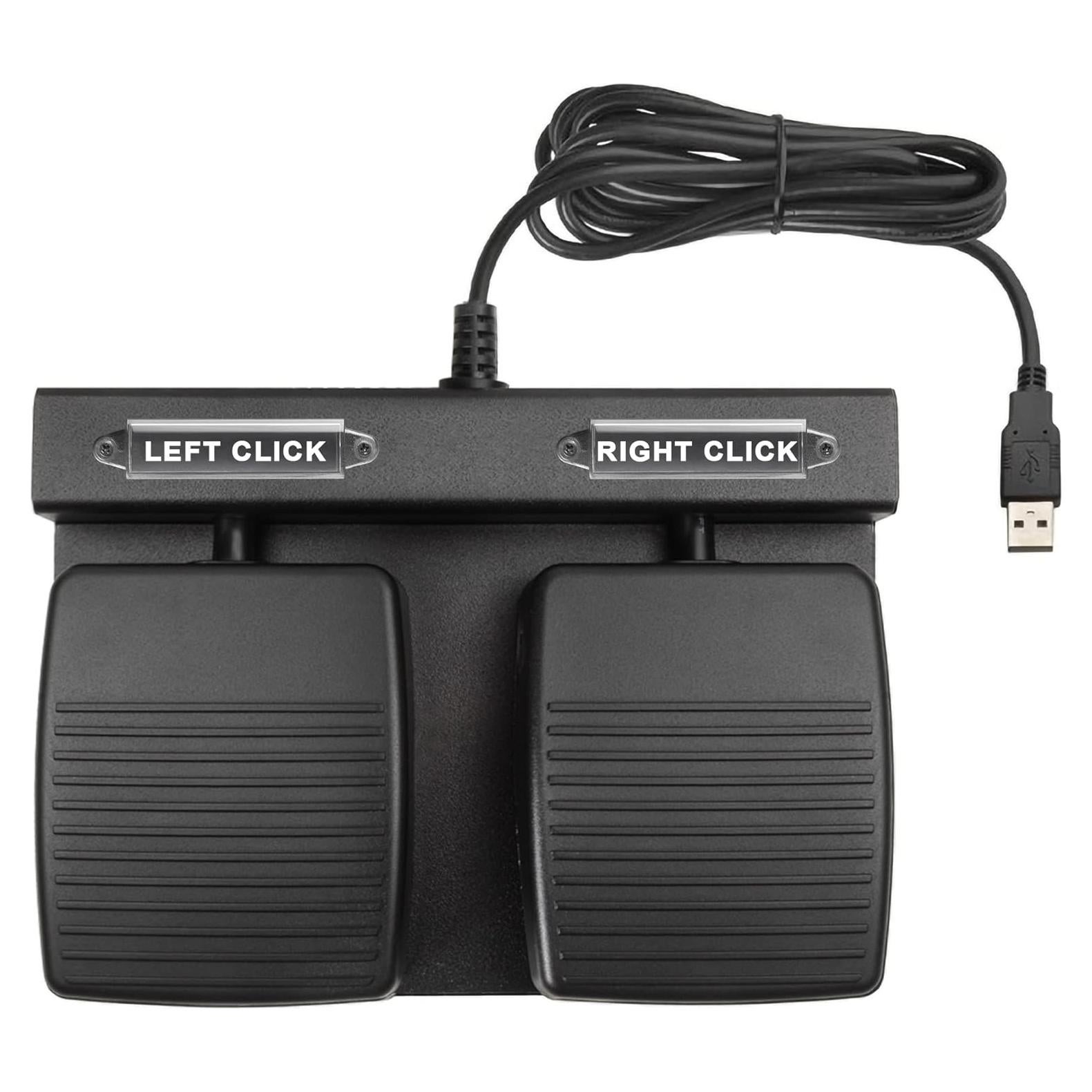 Pedal de Pie Doble ECS - Clic Izquierdo y Derecho, Ergonomía