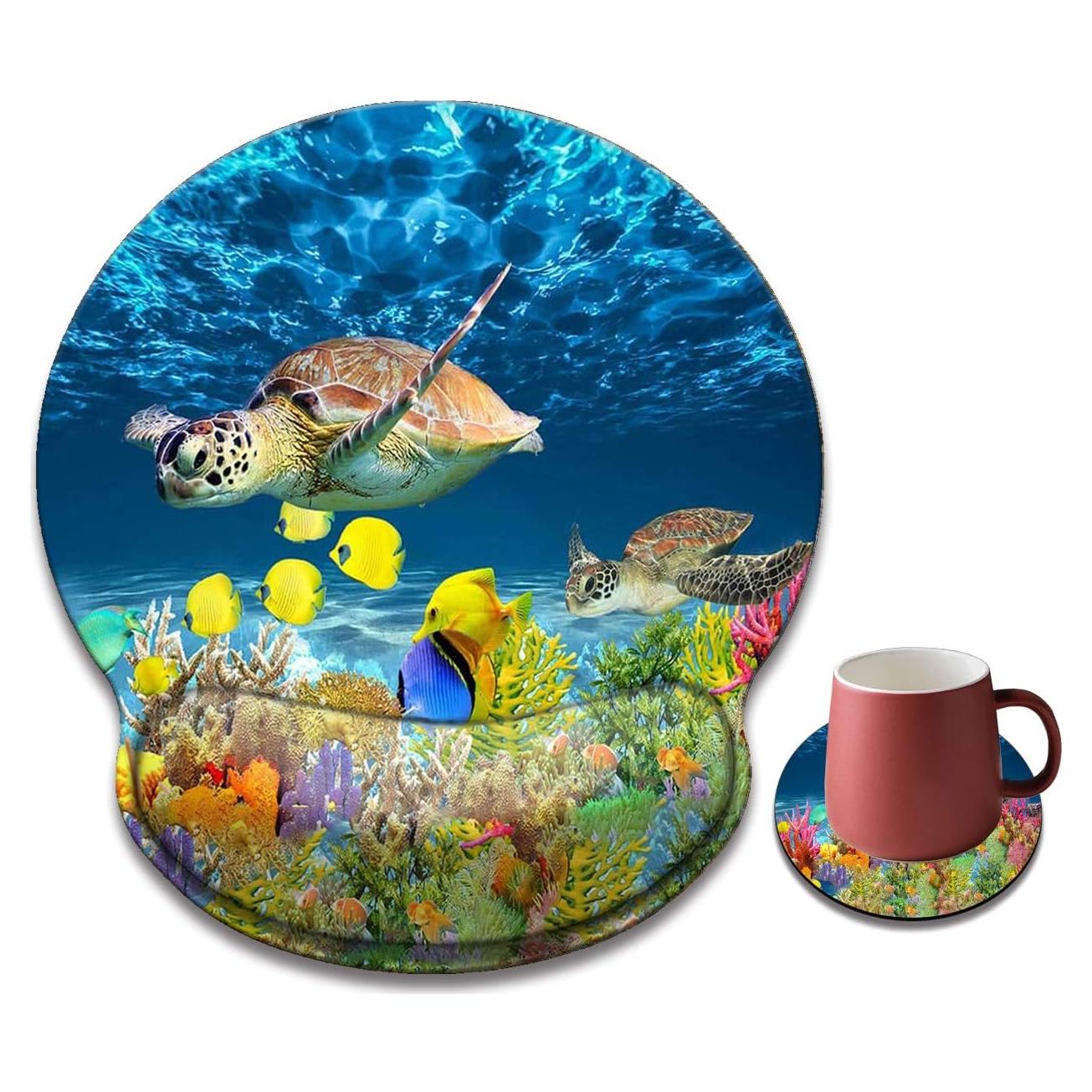 Alfombrilla de Ratón Ergonómica XMTMR-Glass con Soporte de Gel