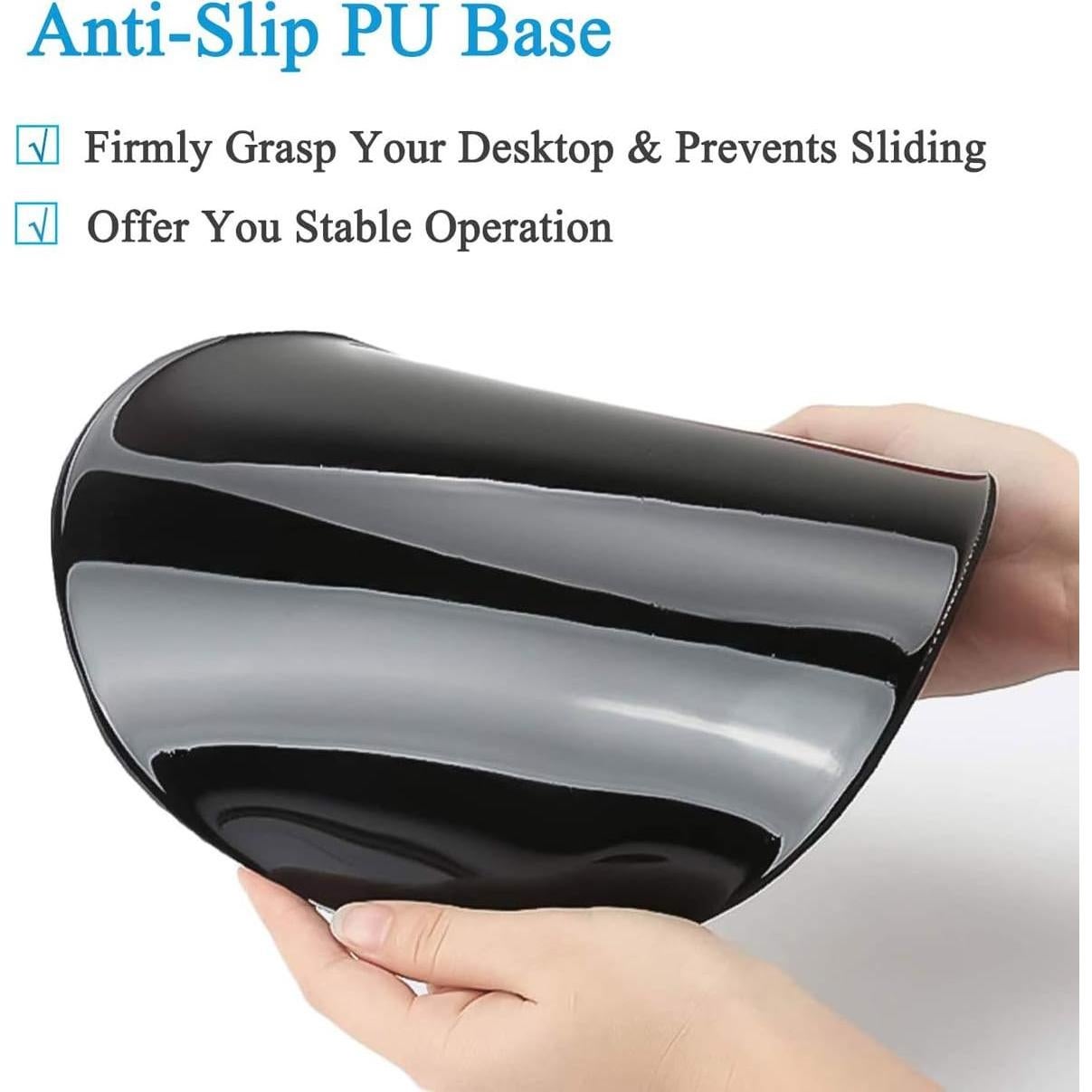 Alfombrilla de Ratón Ergonómica XMTMR-Glass con Soporte de Gel