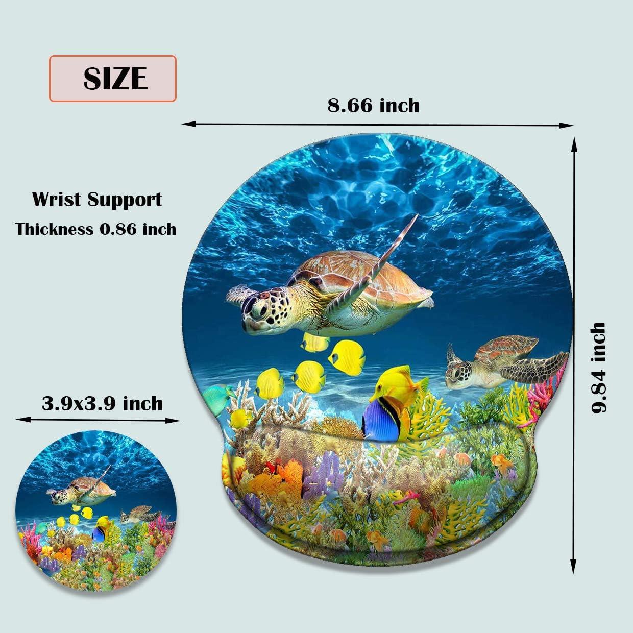 Alfombrilla de Ratón Ergonómica XMTMR-Glass con Soporte de Gel