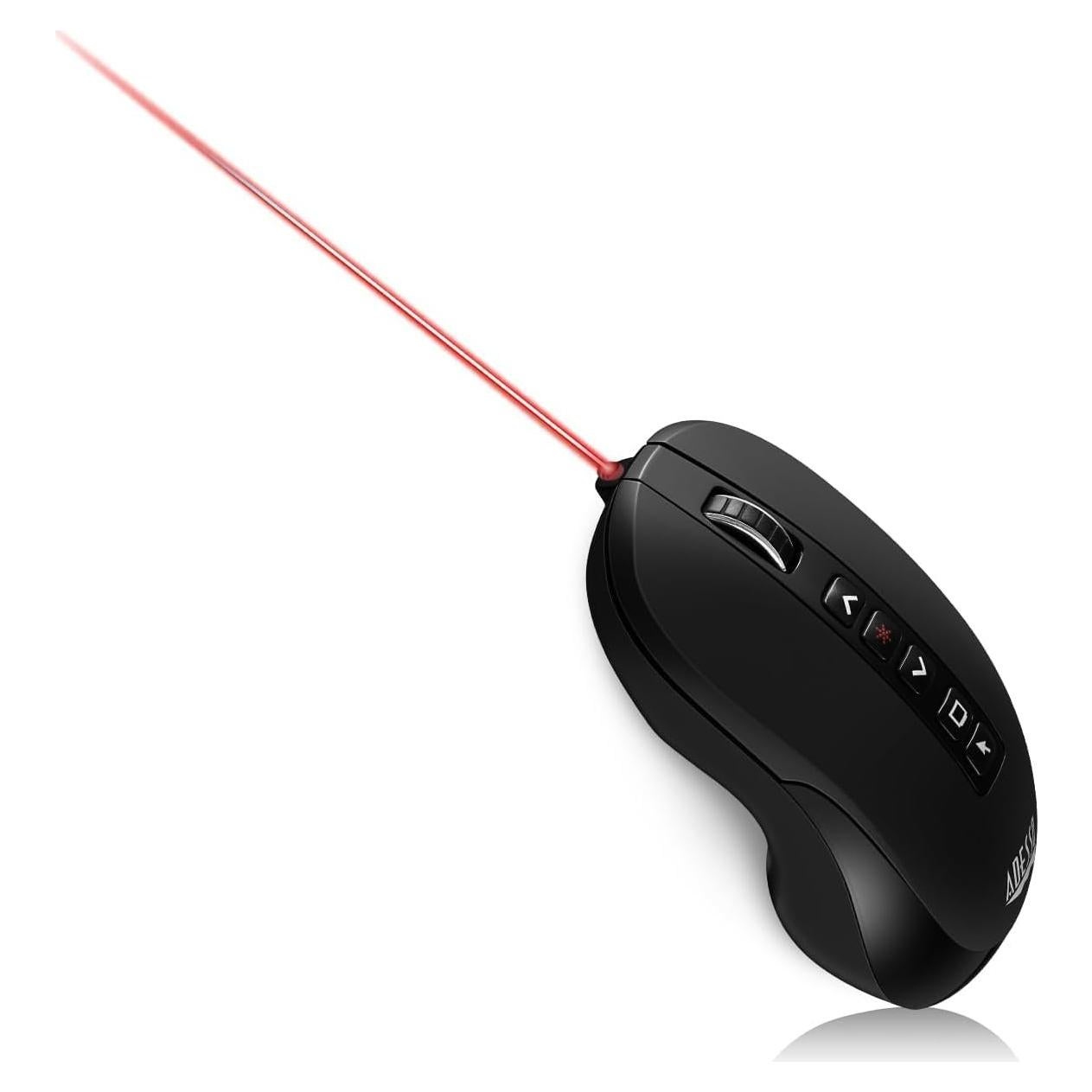 Ratón Inalámbrico Adesso iMouse P40 con Puntero Láser