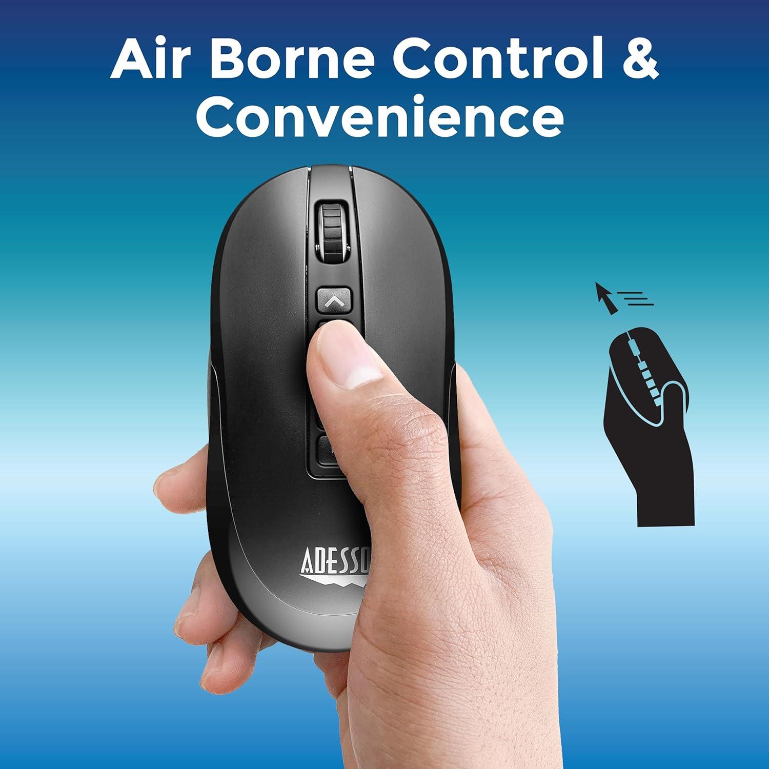 Ratón Inalámbrico Adesso iMouse P40 con Puntero Láser