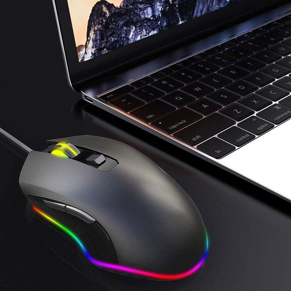 Ratón Gaming Live4Gadgets USB Ergonómico 6400DPI RGB