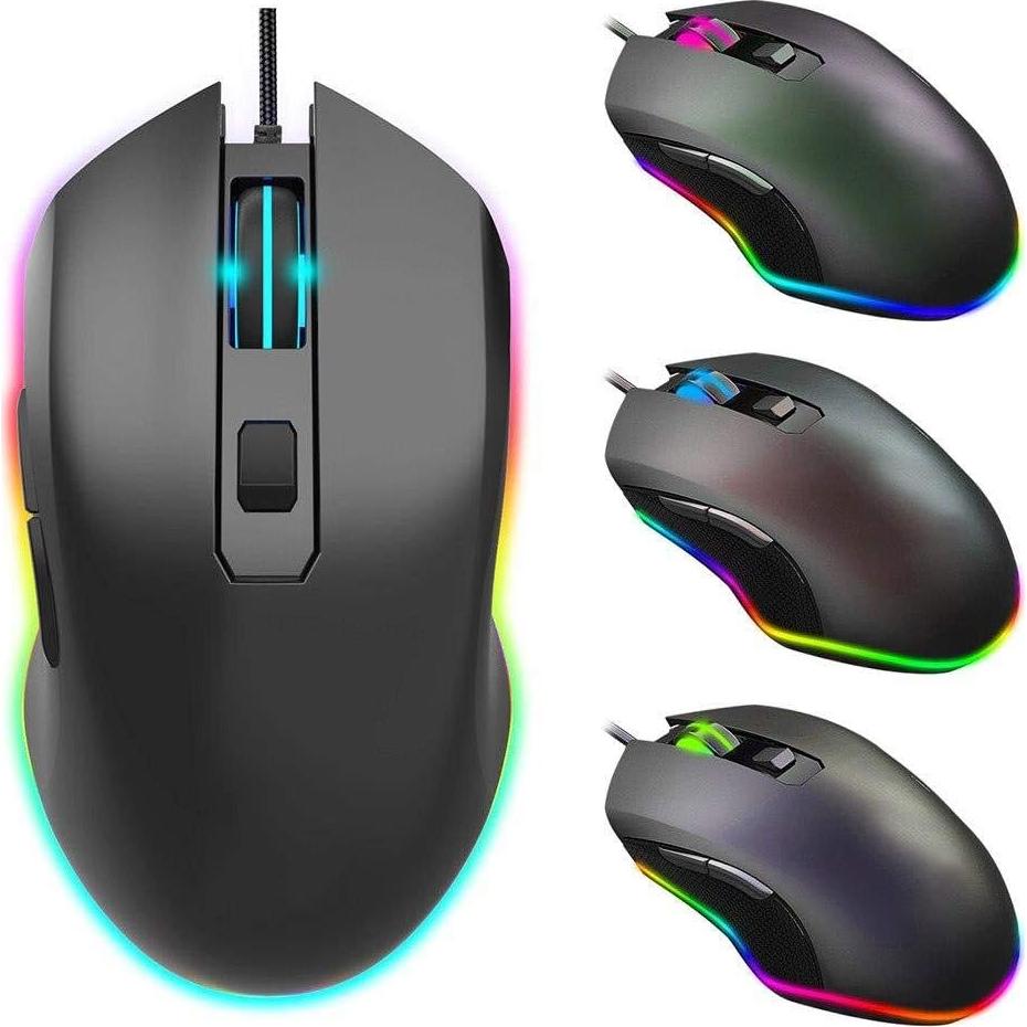 Ratón Gaming Live4Gadgets USB Ergonómico 6400DPI RGB