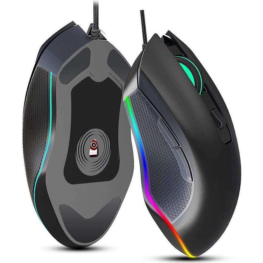 Ratón Gaming Live4Gadgets USB Ergonómico 6400DPI RGB