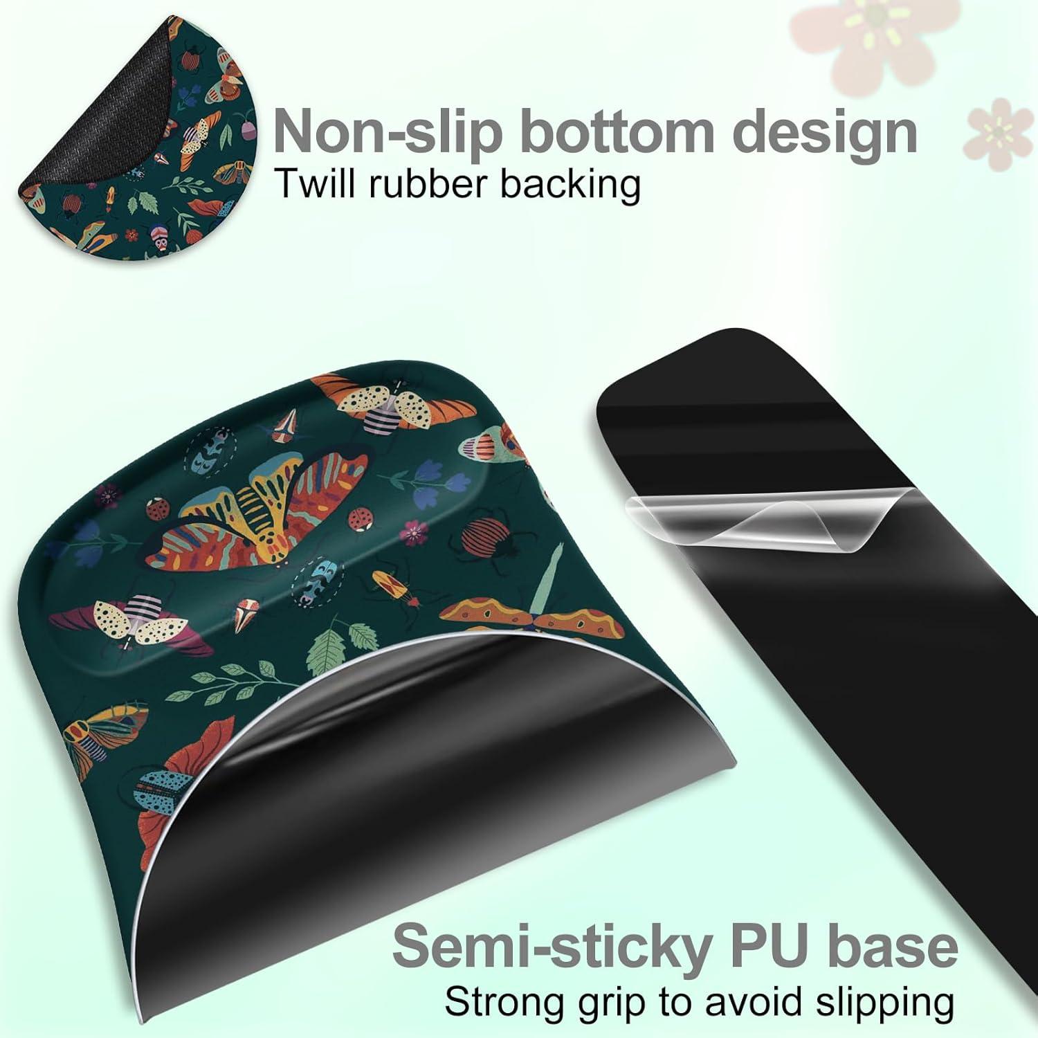 Almohadilla Ergonómica HAOCOO con Reposamuñecas y Posavasos