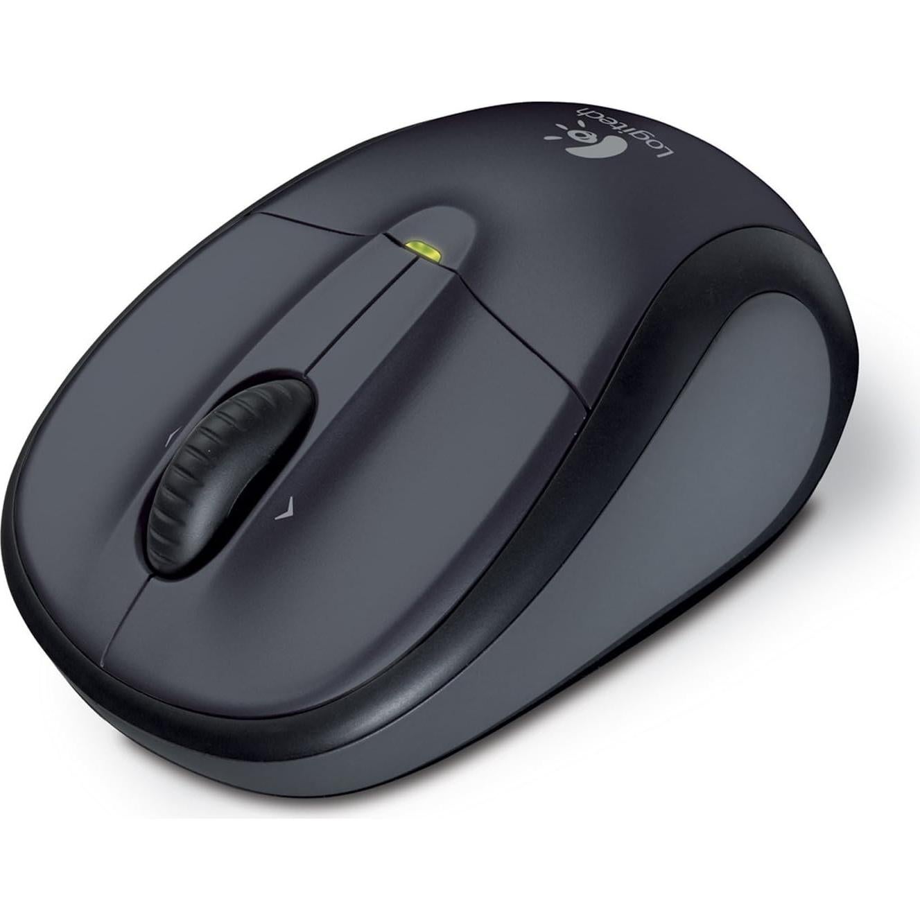 Ratón Óptico Inalámbrico Logitech V220 Negro/Gris