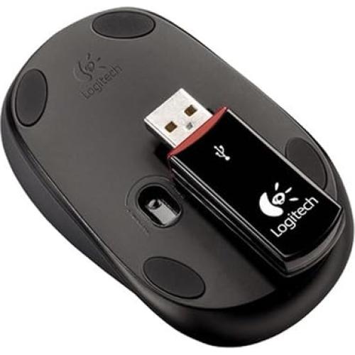 Ratón Óptico Inalámbrico Logitech V220 Negro/Gris