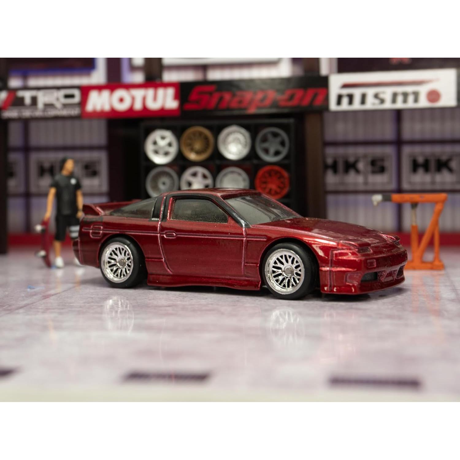 Juego de Ruedas Cromadas para Autos 1:64 Yallishop - 10 Piezas