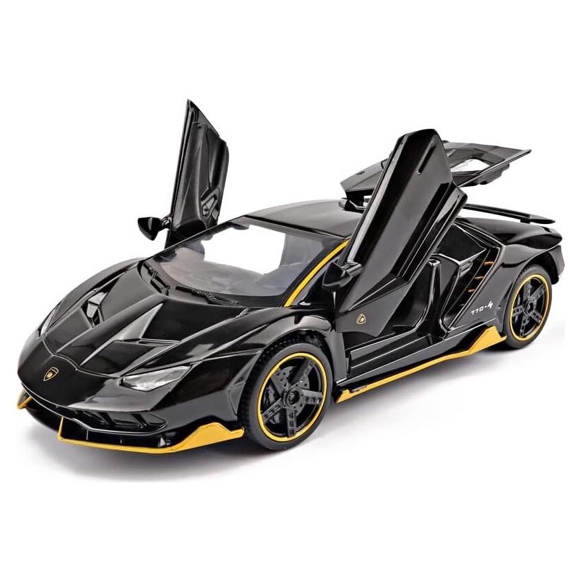Vehículo de Juguete Lamborghini LP770 Negro 1:32 con Luz y Sonido