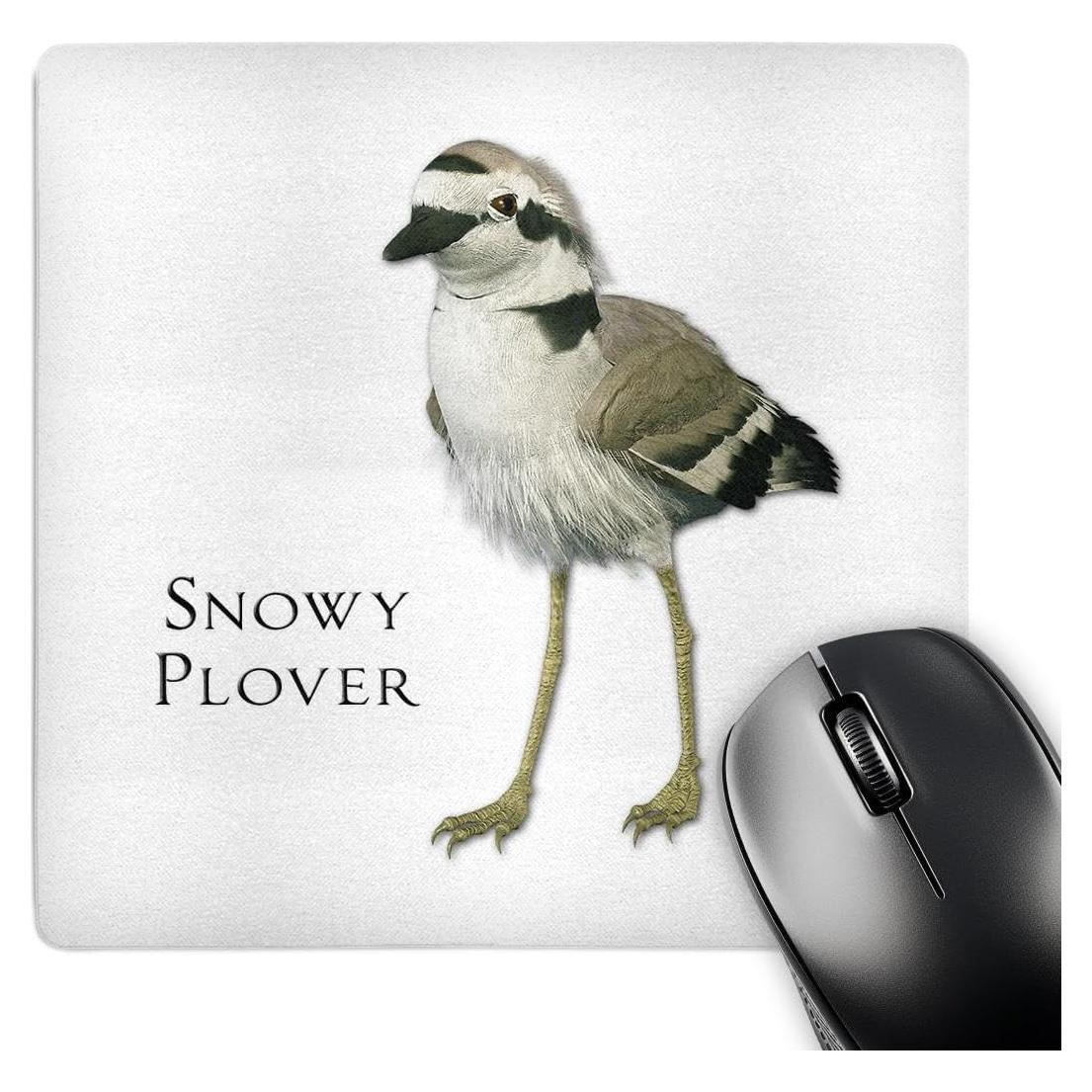 Alfombrilla de Ratón 3dRose Snowy Plover 20x20 cm