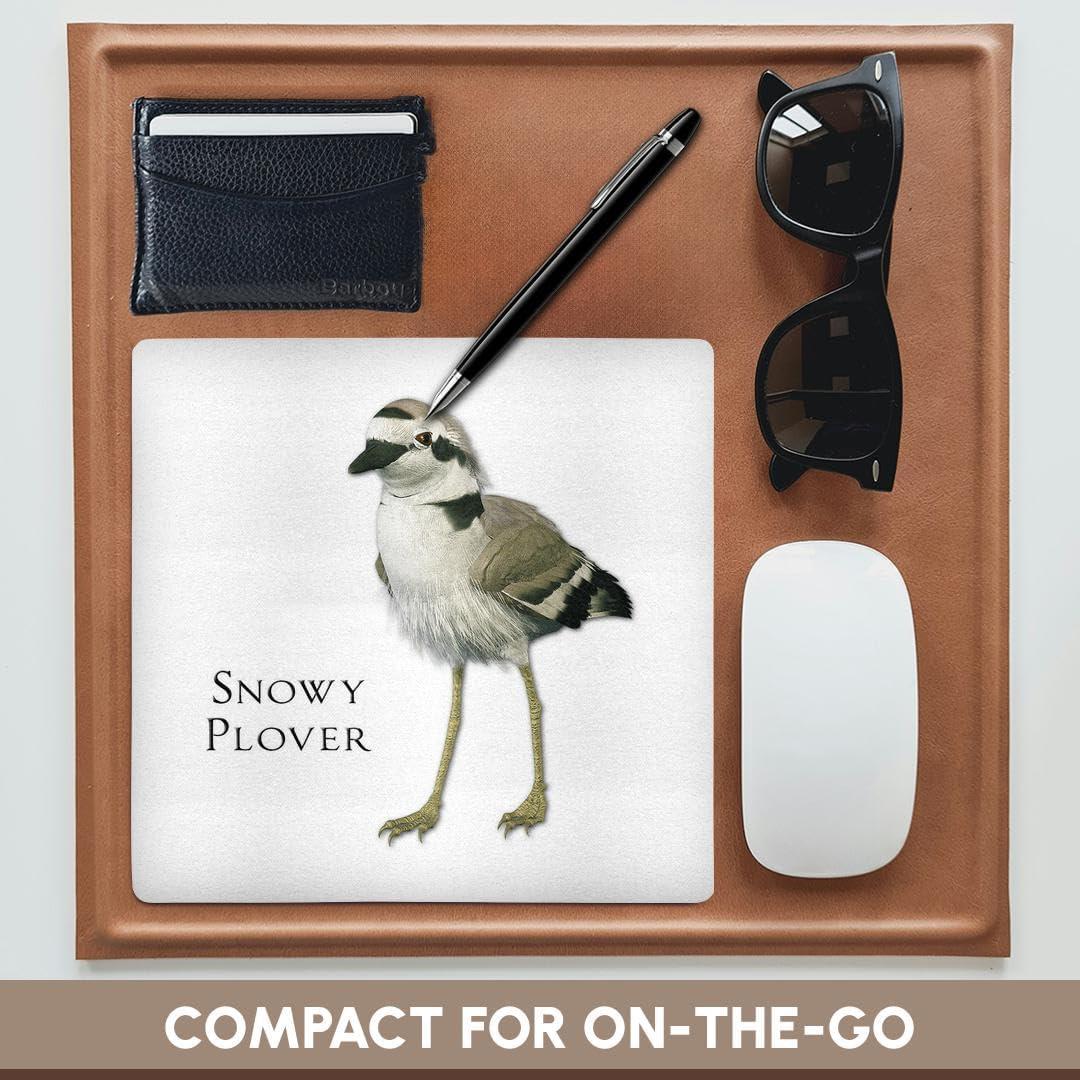 Alfombrilla de Ratón 3dRose Snowy Plover 20x20 cm