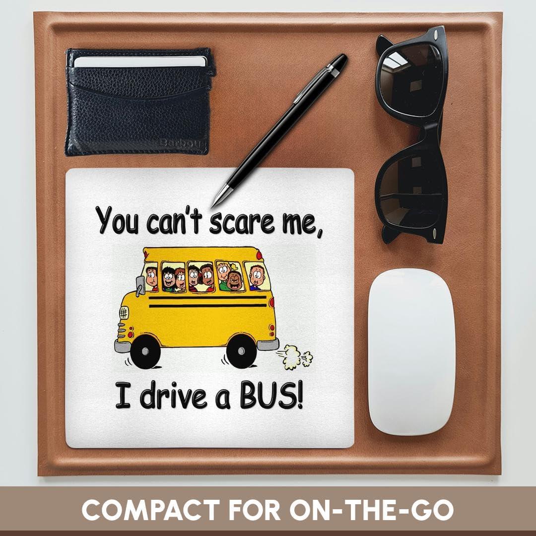 Alfombrilla de Ratón 3dRose 20.32x20.32cm Diseño Autobús Escolar