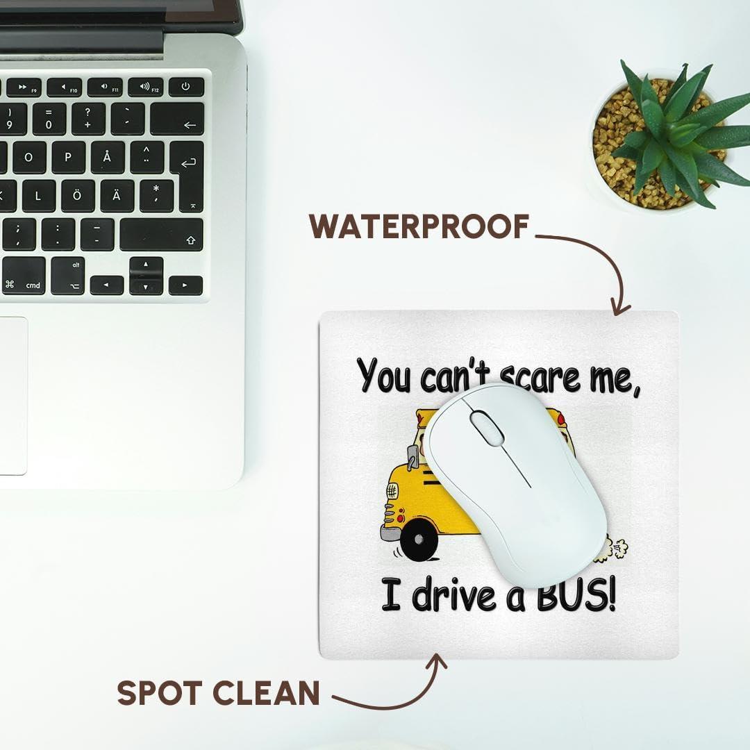 Alfombrilla de Ratón 3dRose 20.32x20.32cm Diseño Autobús Escolar