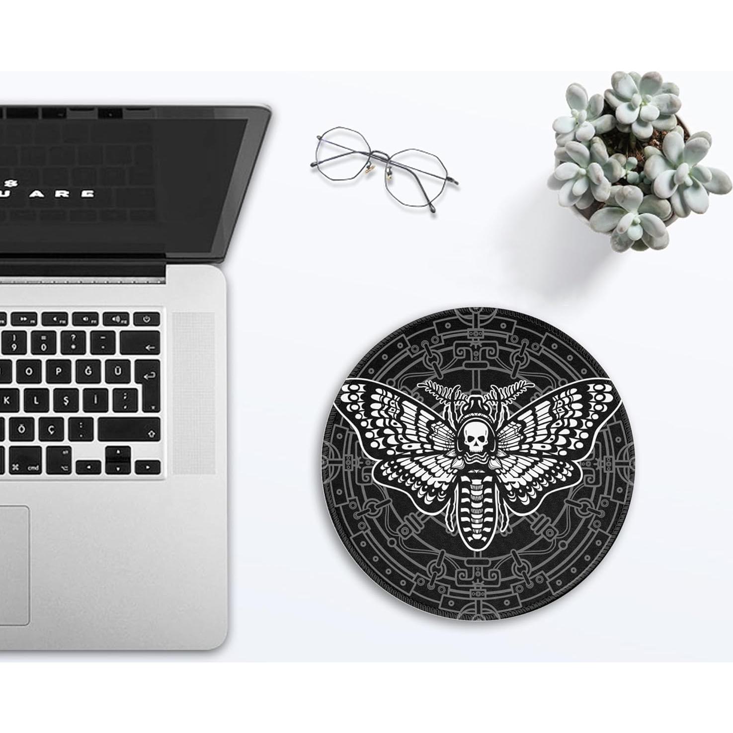 Alfombrilla de escritorio redonda KOAIWPAE 22.35 cm antideslizante