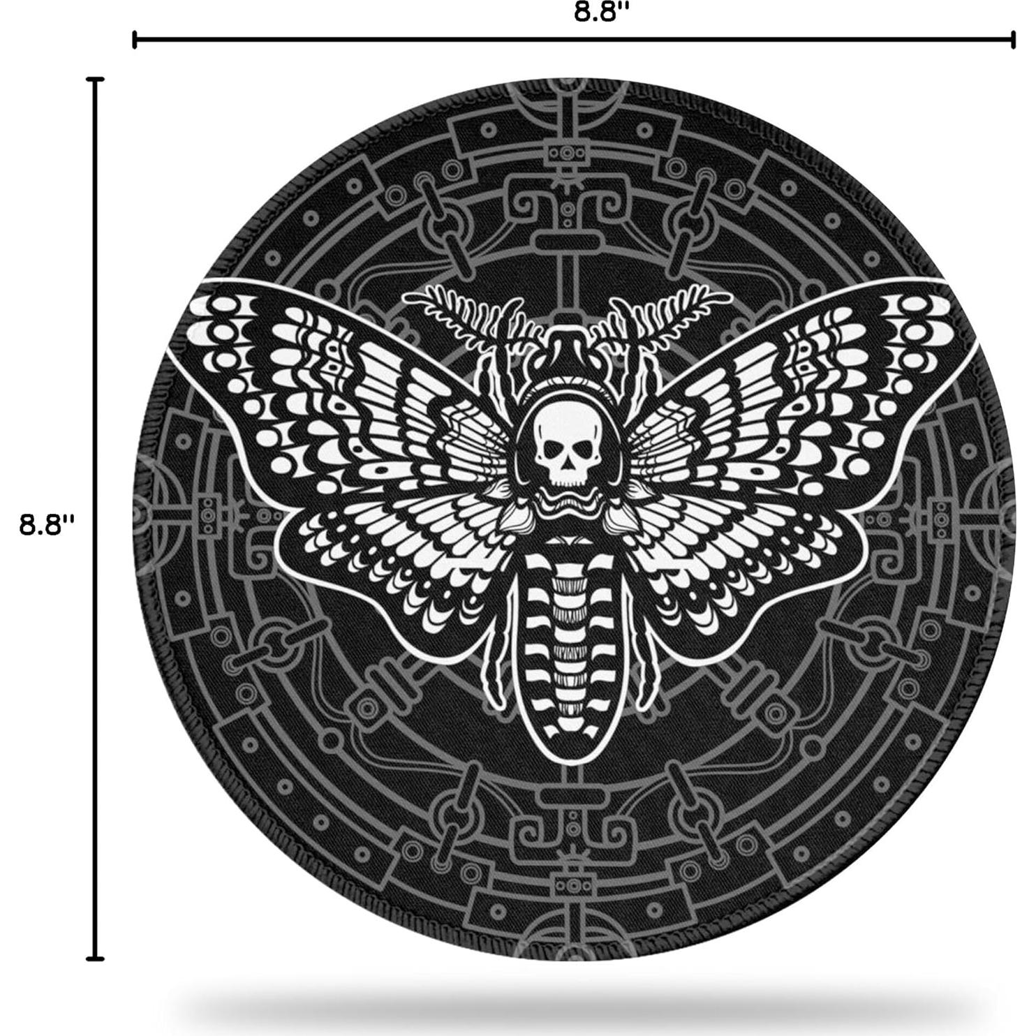 Alfombrilla de escritorio redonda KOAIWPAE 22.35 cm antideslizante