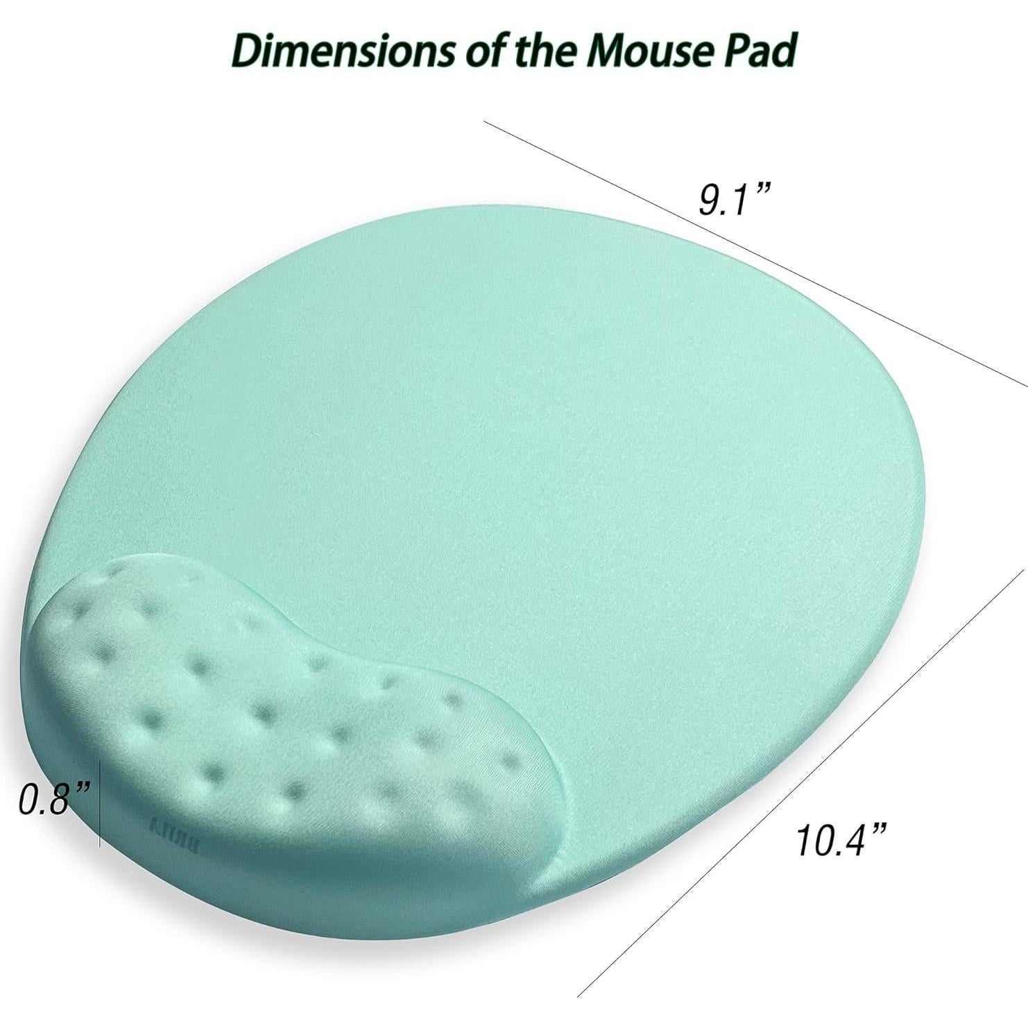 Alfombrilla de Ratón Ergonómica BRILA con Soporte de Muñeca