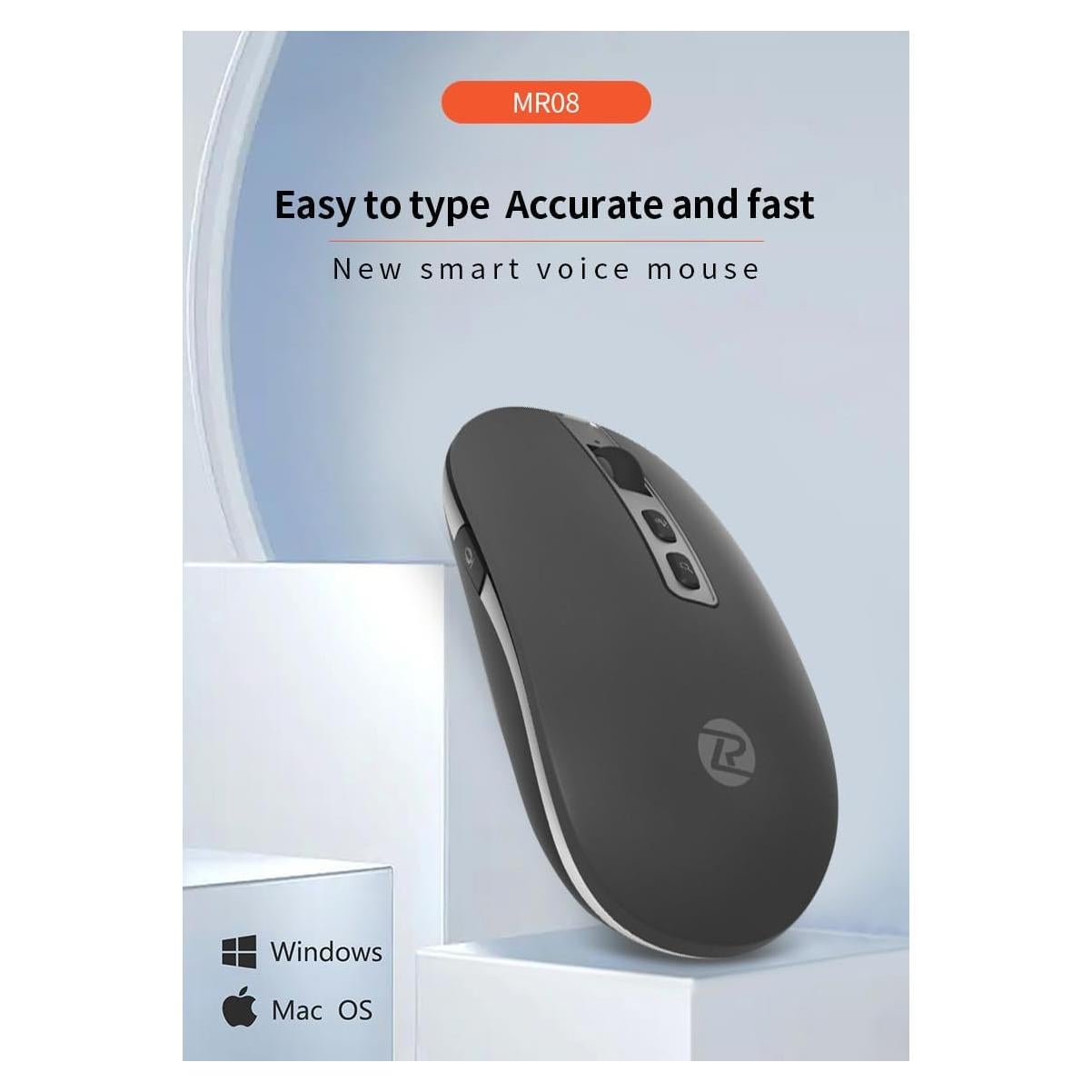 Ratón Inalámbrico Bluetooth Inteligente con Voz - McBlo