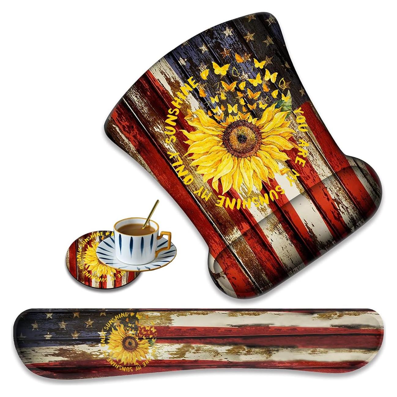 Conjunto Reposapiés Ergonómico XMTMR-Glass con Almohadilla de Ratón