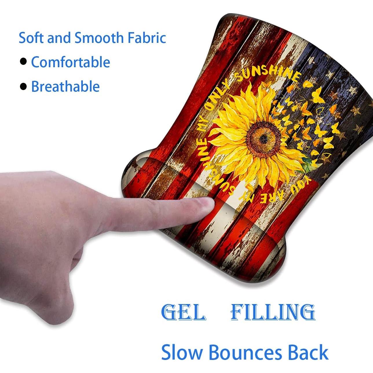 Conjunto Reposapiés Ergonómico XMTMR-Glass con Almohadilla de Ratón