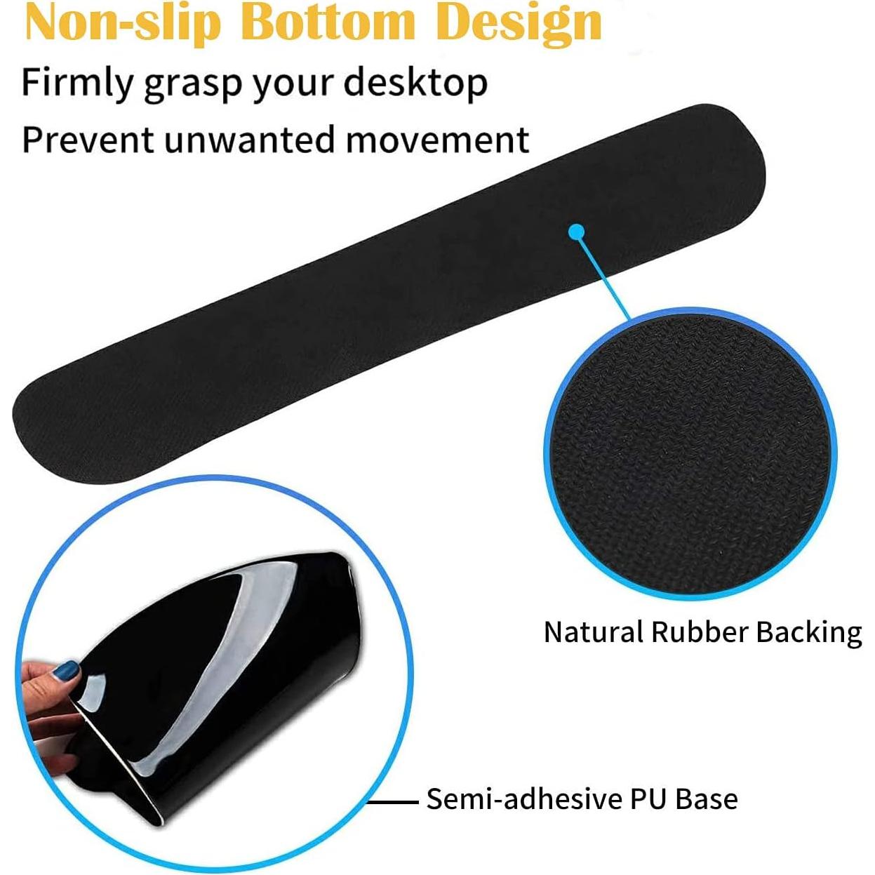 Conjunto Reposapiés Ergonómico XMTMR-Glass con Almohadilla de Ratón