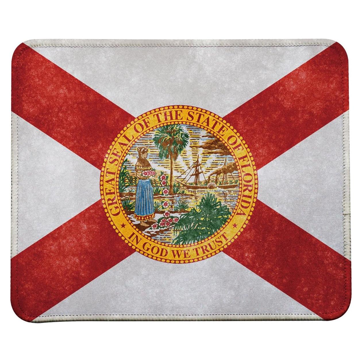 Alfombrilla de Ratón VIVIPOW Retro Bandera Florida 24x20 cm