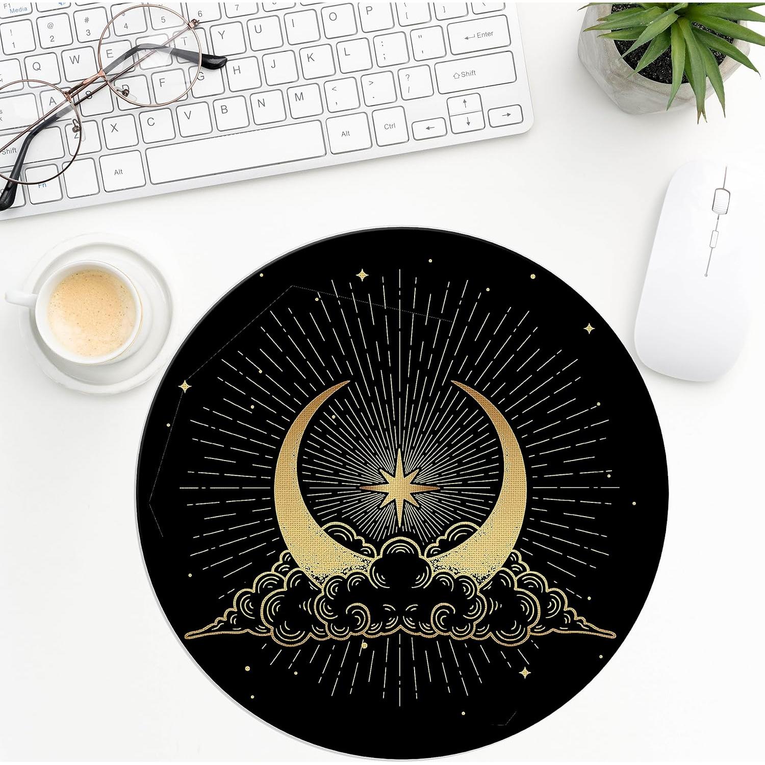 Alfombrilla de Ratón ZNGFON Redonda 20 cm Antideslizante