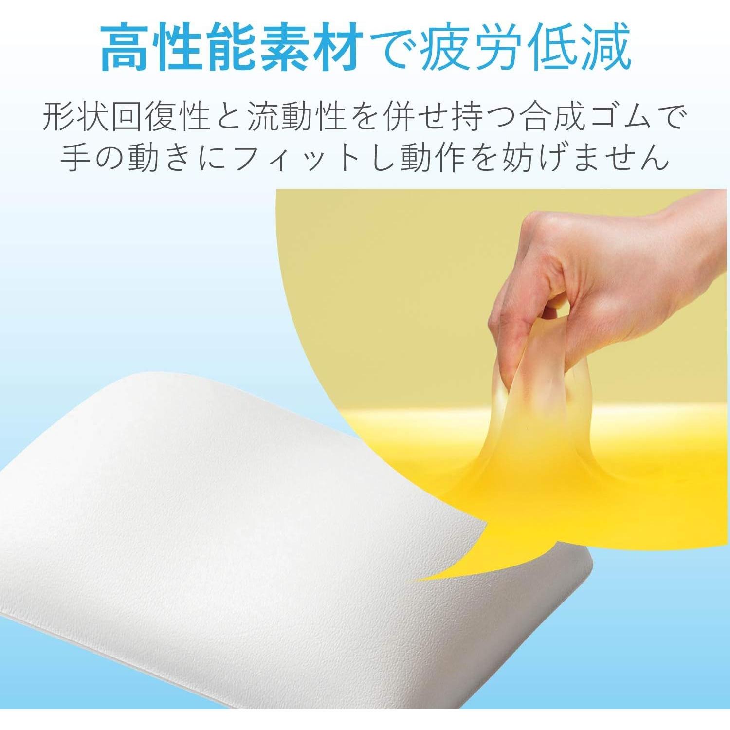 Reposamuñecas Ergonómico ELECOM FITTIO Corto Blanco